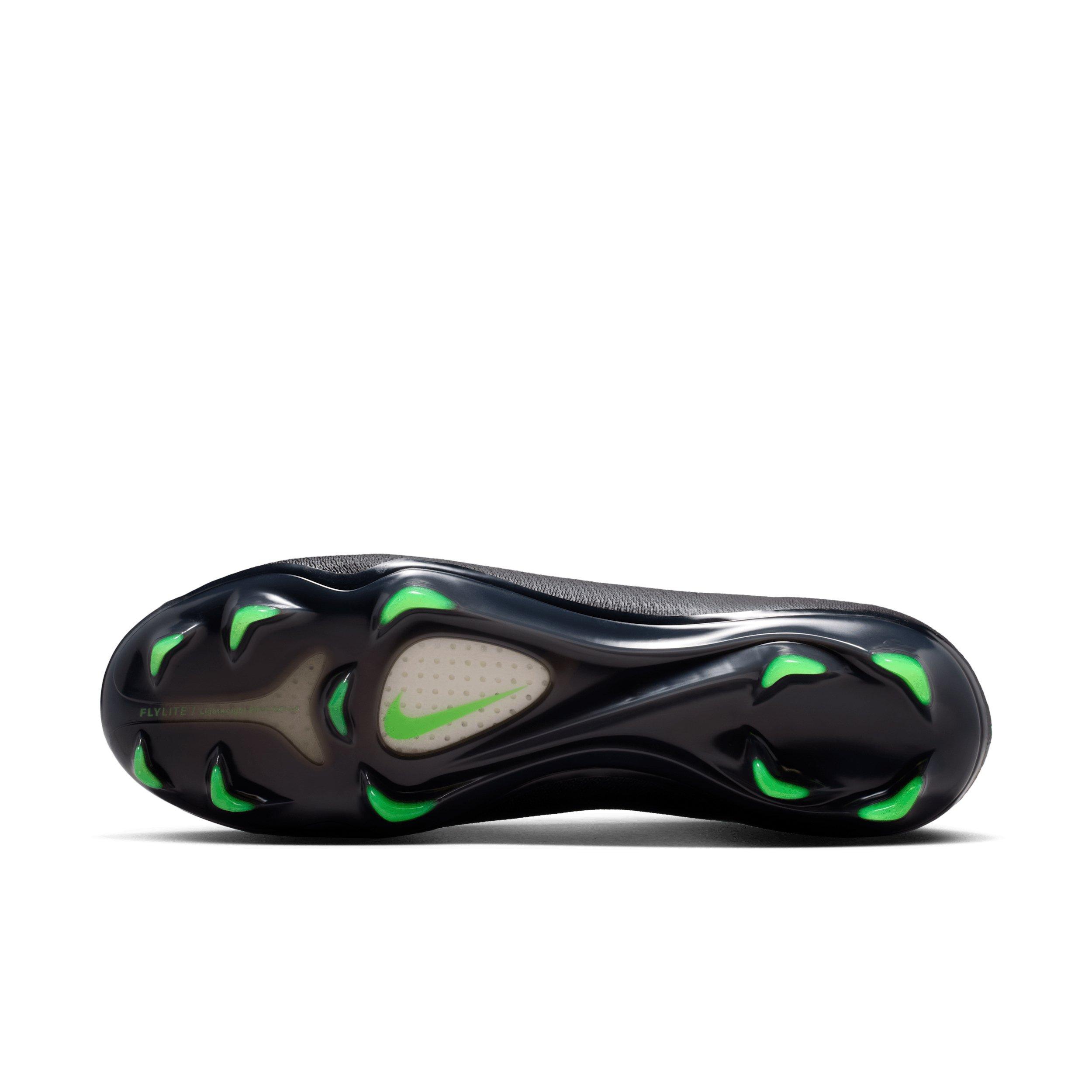 Nike Mercurial Vapor 17 Elite FG "Black/Black/Illusion Green" Men's Soccer Cleat - BLACK/BLACK/GREEN Thumbnail View 6