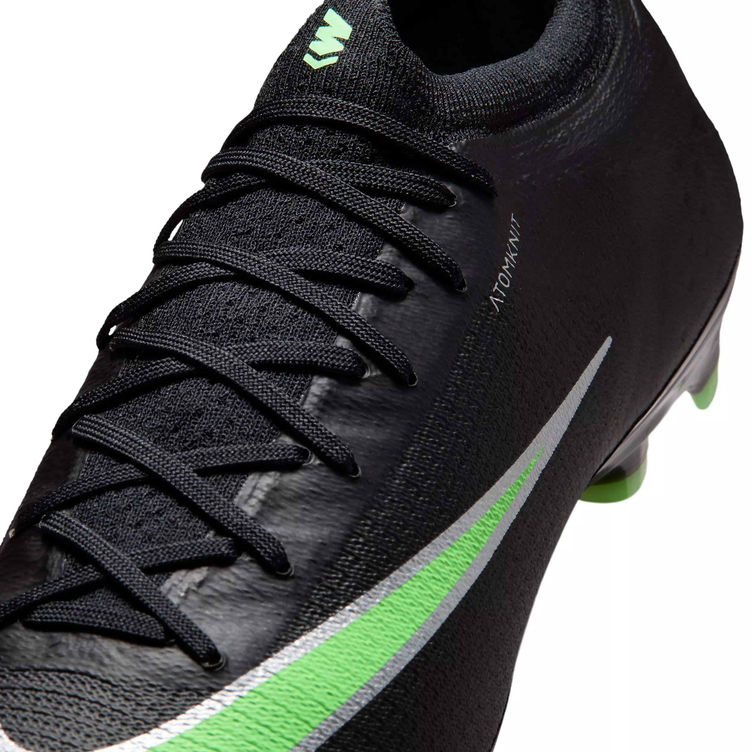 Nike Mercurial Vapor 17 Elite FG "Black/Black/Illusion Green" Men's Soccer Cleat - BLACK/BLACK/GREEN