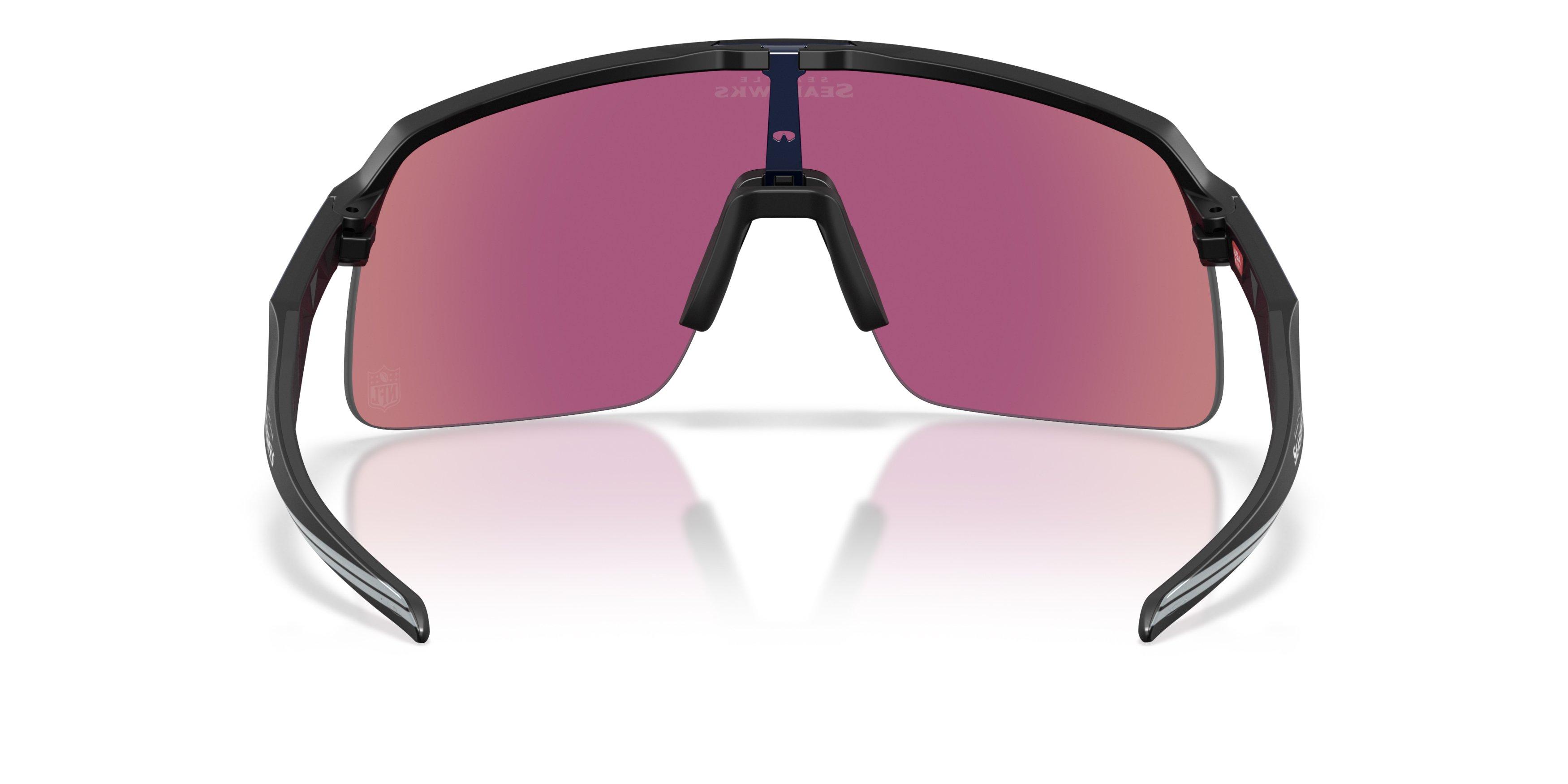 Oakley Seattle Seahawks 2025 Sutro Lite Prizm Road Jade Sunglasses &ndash; Matte Black - BLACK/GREEN Thumbnail View 3