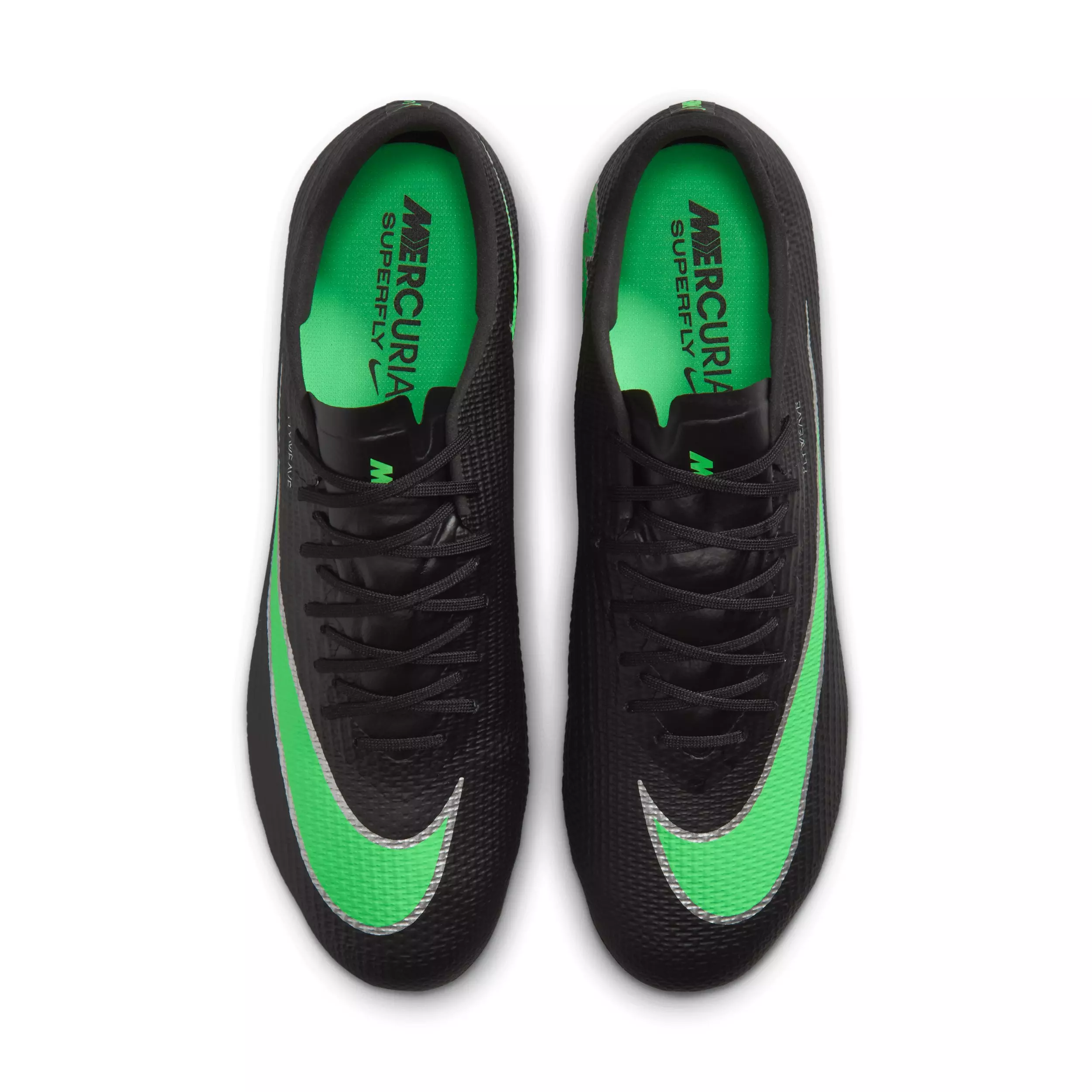 Nike Mercurial Superfly 11 Pro FG "Black/Black/Illusion Green" Men's Soccer Cleat - BLACK/BLACK/GREEN