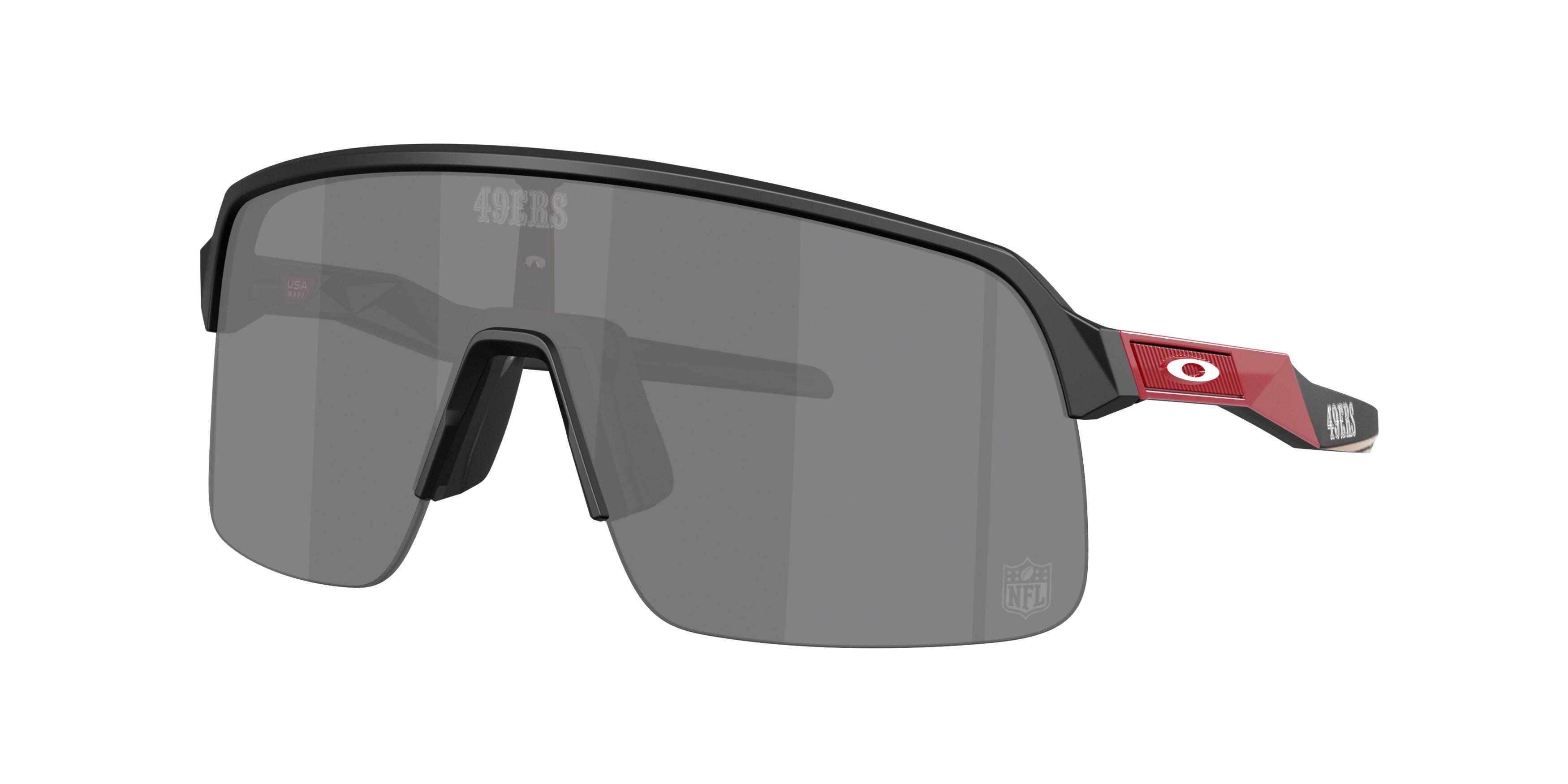 Oakley San Francisco 49ers 2025 Sutro Lite Prizm Black Sunglasses