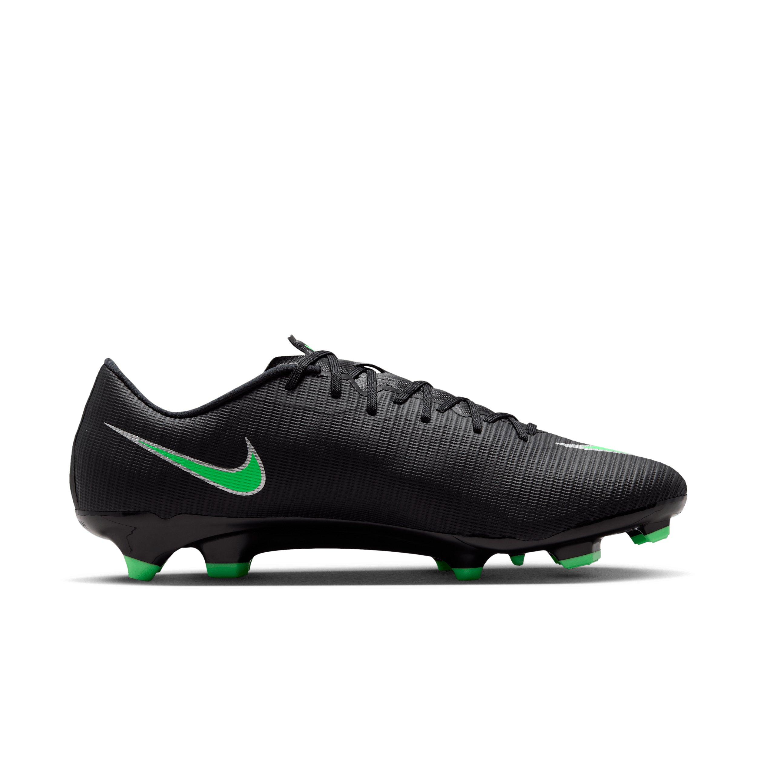 Nike Mercurial Vapor 17 Academy MG "Black/Black/Illusion Green" Men's Soccer Cleat - BLACK/BLACK/GREEN Thumbnail View 1