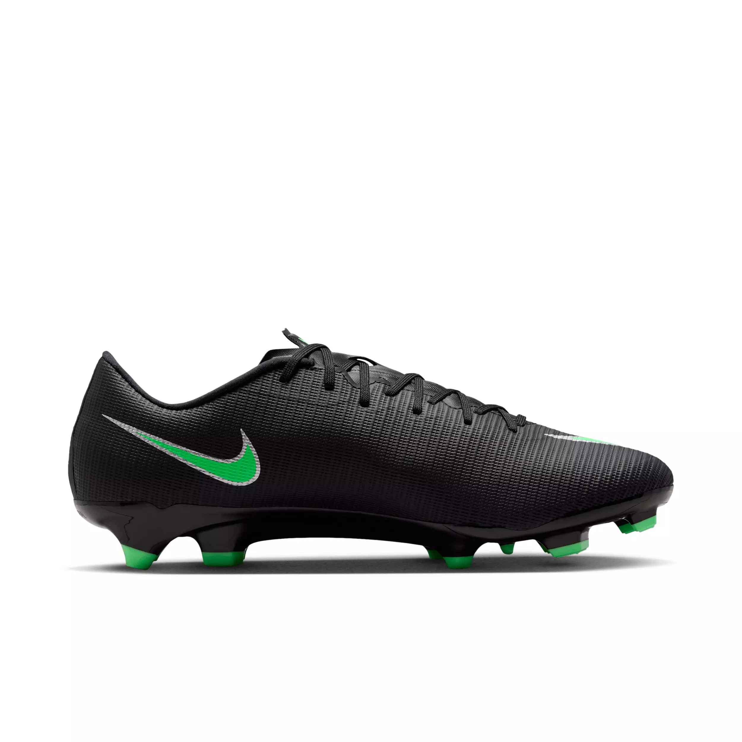 Nike Mercurial Vapor 17 Academy MG "Black/Black/Illusion Green" Men's Soccer Cleat - BLACK/BLACK/GREEN