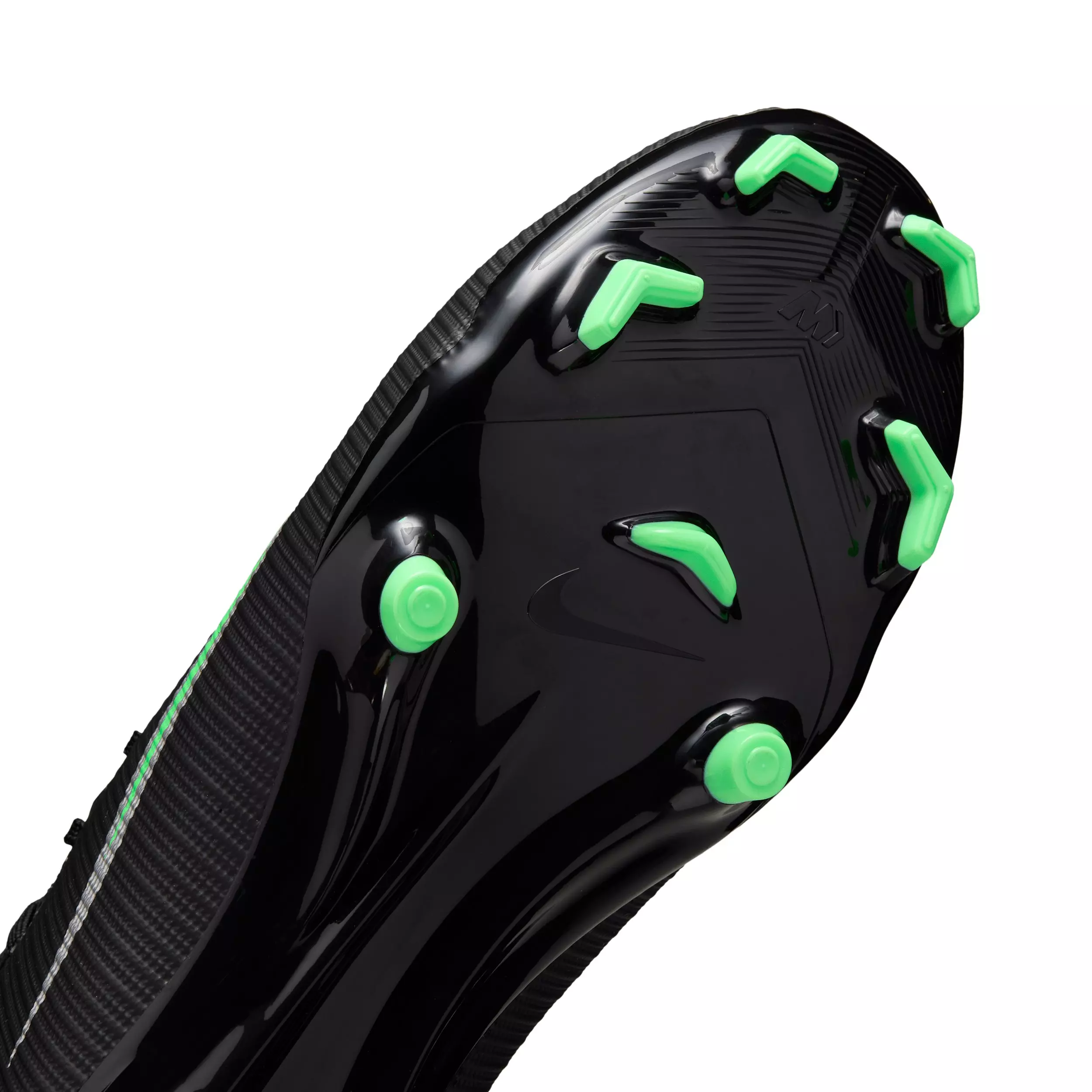 Nike Mercurial Vapor 17 Academy MG "Black/Black/Illusion Green" Men's Soccer Cleat - BLACK/BLACK/GREEN