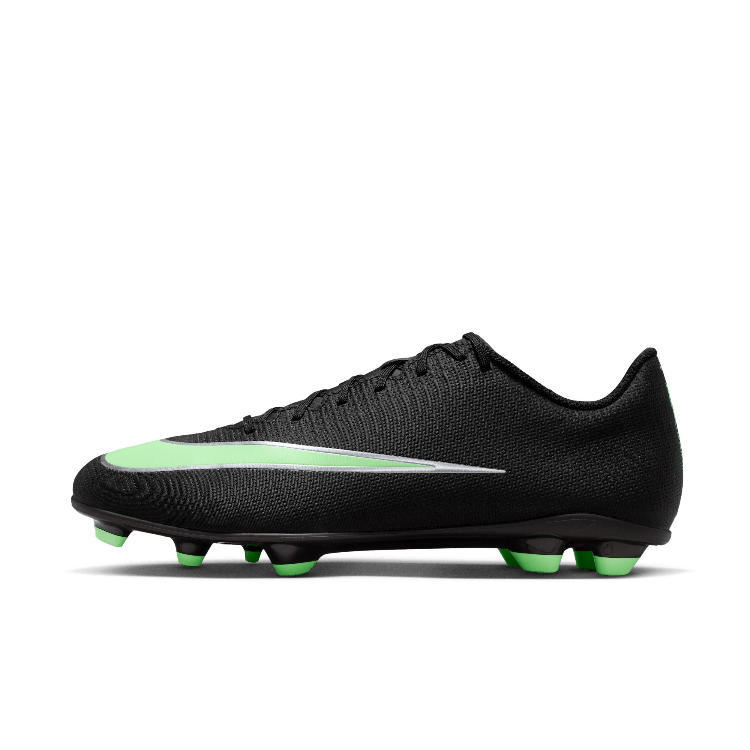 Nike Mercurial Vapor 17 Club MG "Black/Black/Illusion Green" Men's Soccer Cleat - BLACK/BLACK/GREEN Thumbnail View 2