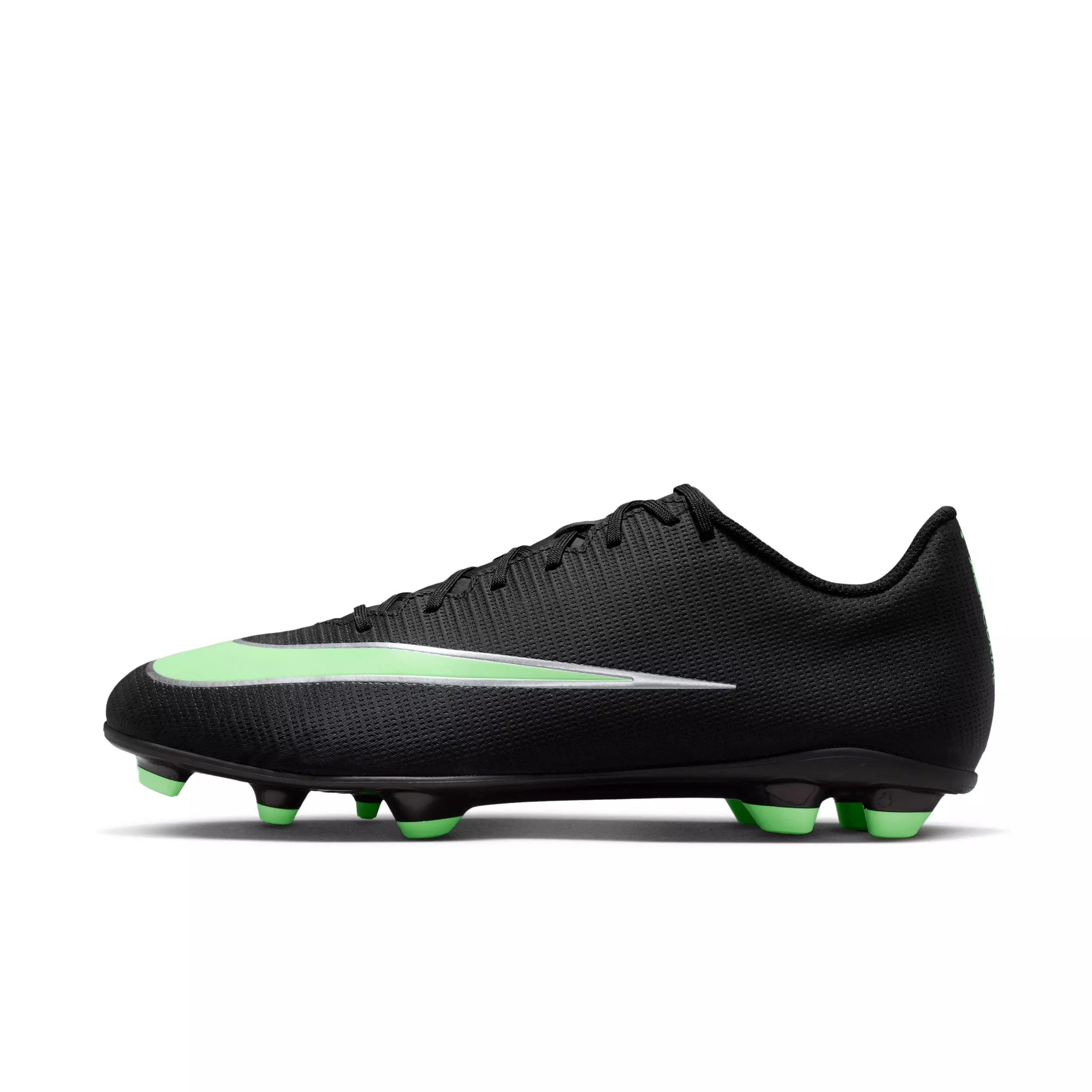 Nike Mercurial Vapor 17 Club MG "Black/Black/Illusion Green" Men's Soccer Cleat - BLACK/BLACK/GREEN