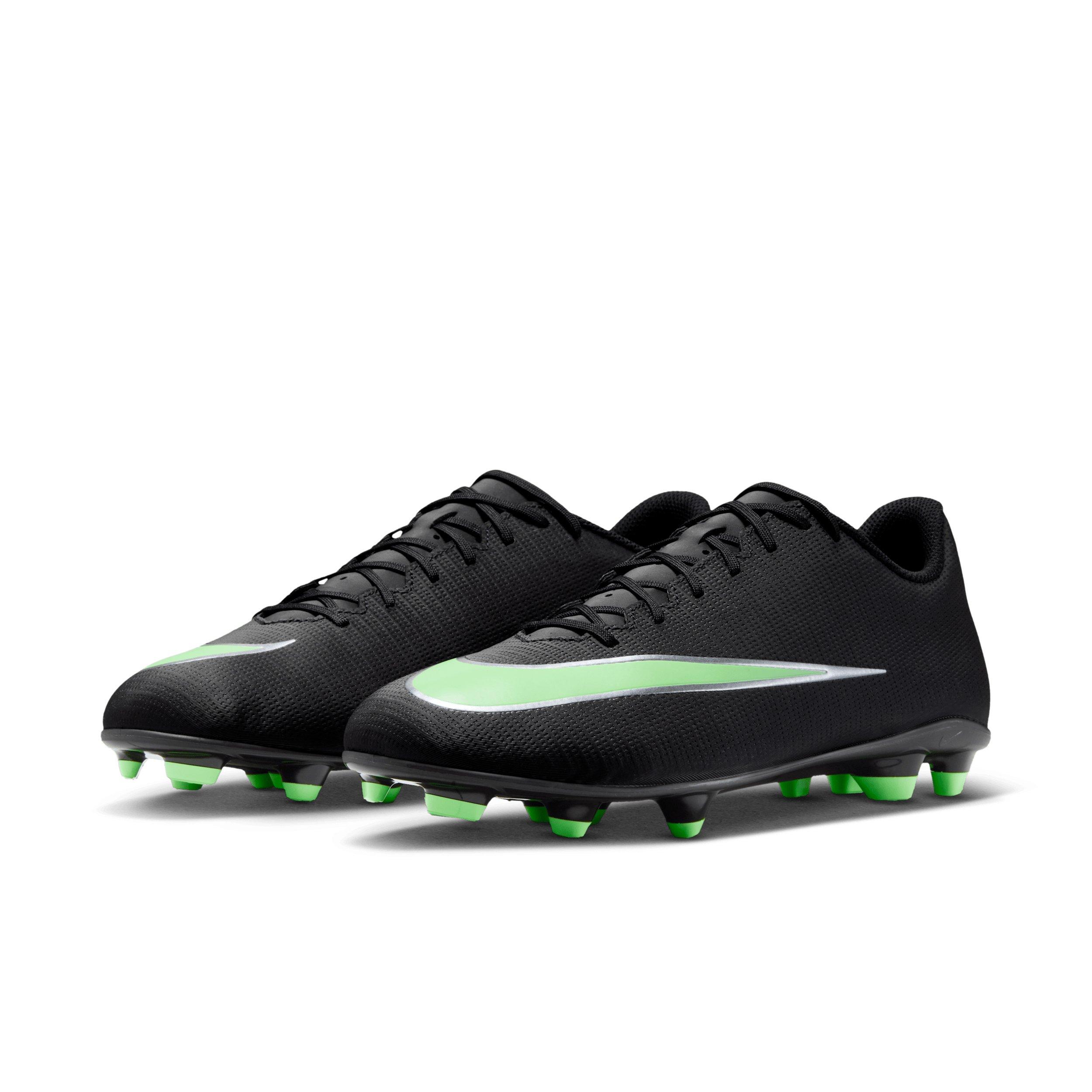 Nike Mercurial Vapor 17 Club MG "Black/Black/Illusion Green" Men's Soccer Cleat - BLACK/BLACK/GREEN Thumbnail View 3