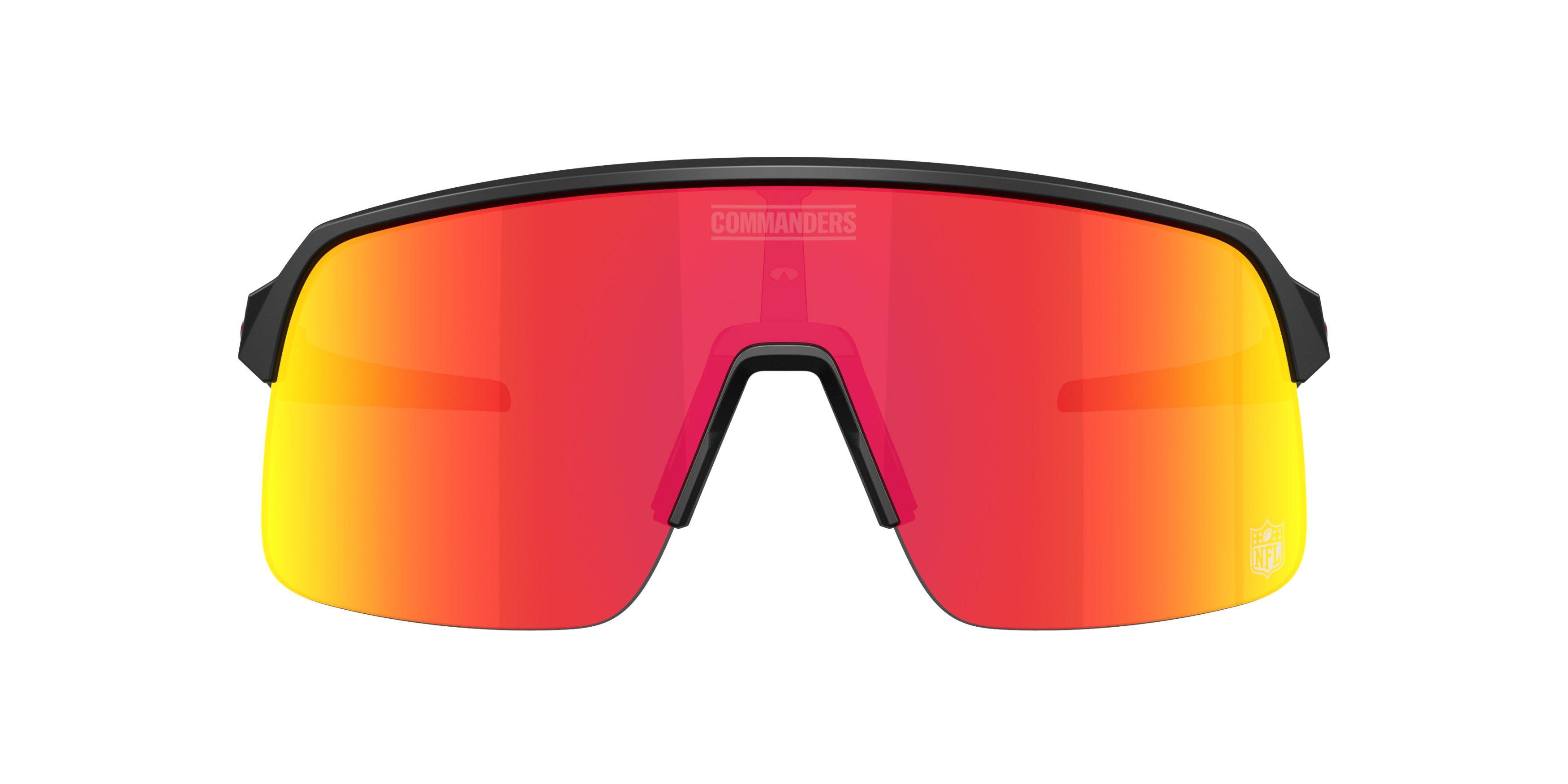 Oakley Washington Football Team 2025 Sutro Lite Prizm Ruby Sunglasses &ndash; Matte Black - BLACK/RED Thumbnail View 2
