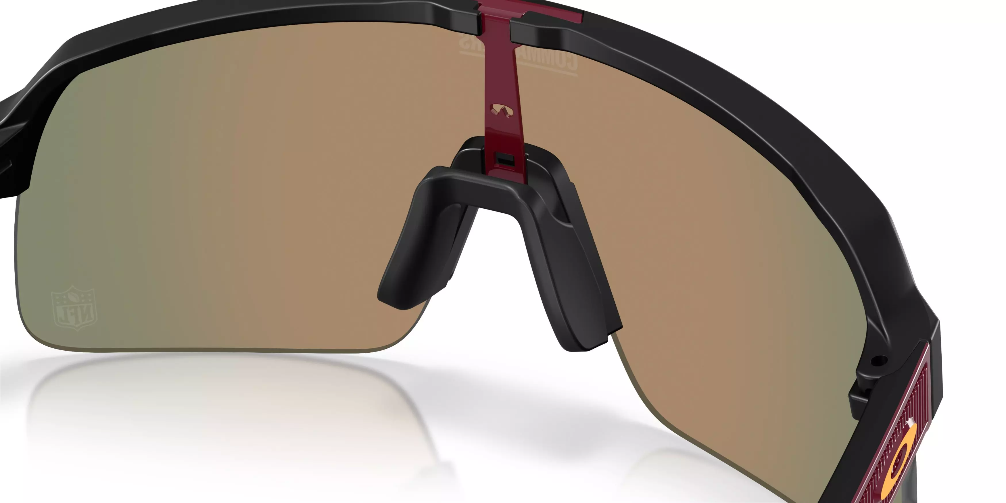 Oakley Washington Football Team 2025 Sutro Lite Prizm Ruby Sunglasses – Matte Black - BLACK/RED