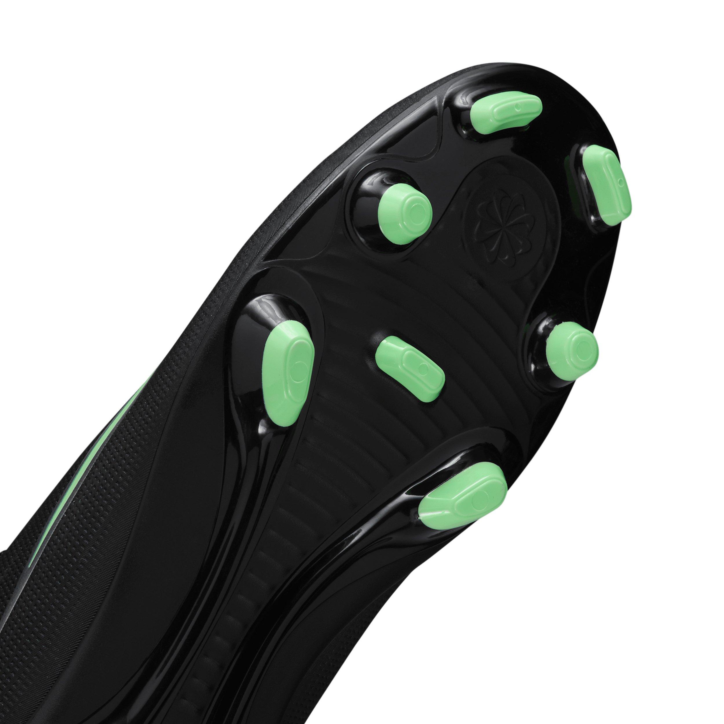Nike Mercurial Superfly 11 Club MG "Black/Black/Illusion Green" Men's Soccer Cleat - BLACK/BLACK/GREEN Thumbnail View 7