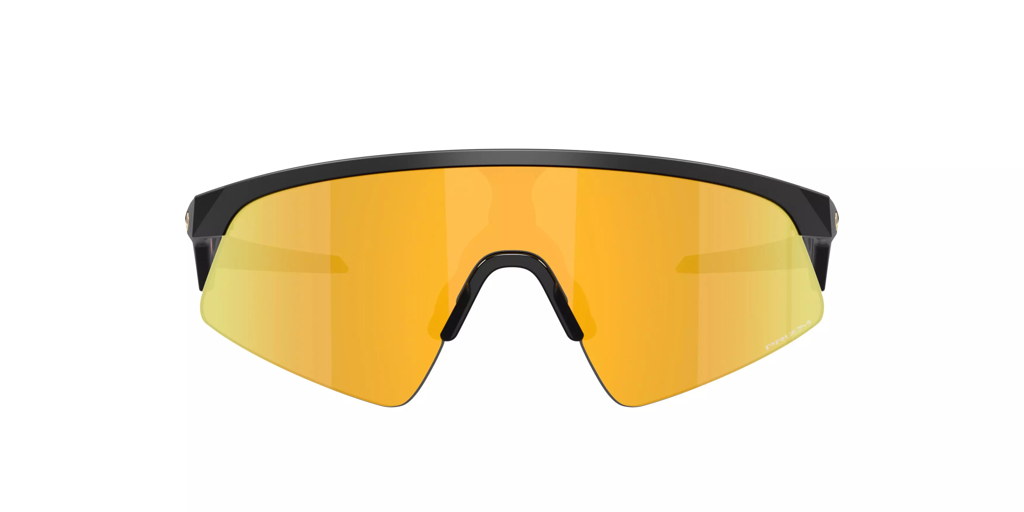 Oakley Youth Resistor Sweep Prizm 24K Sunglasses – Matte Black - BLACK/GOLD