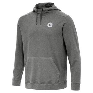 Antigua Men's Georgetown Hoyas Cloud Pullover Hoodie-Dark Grey
