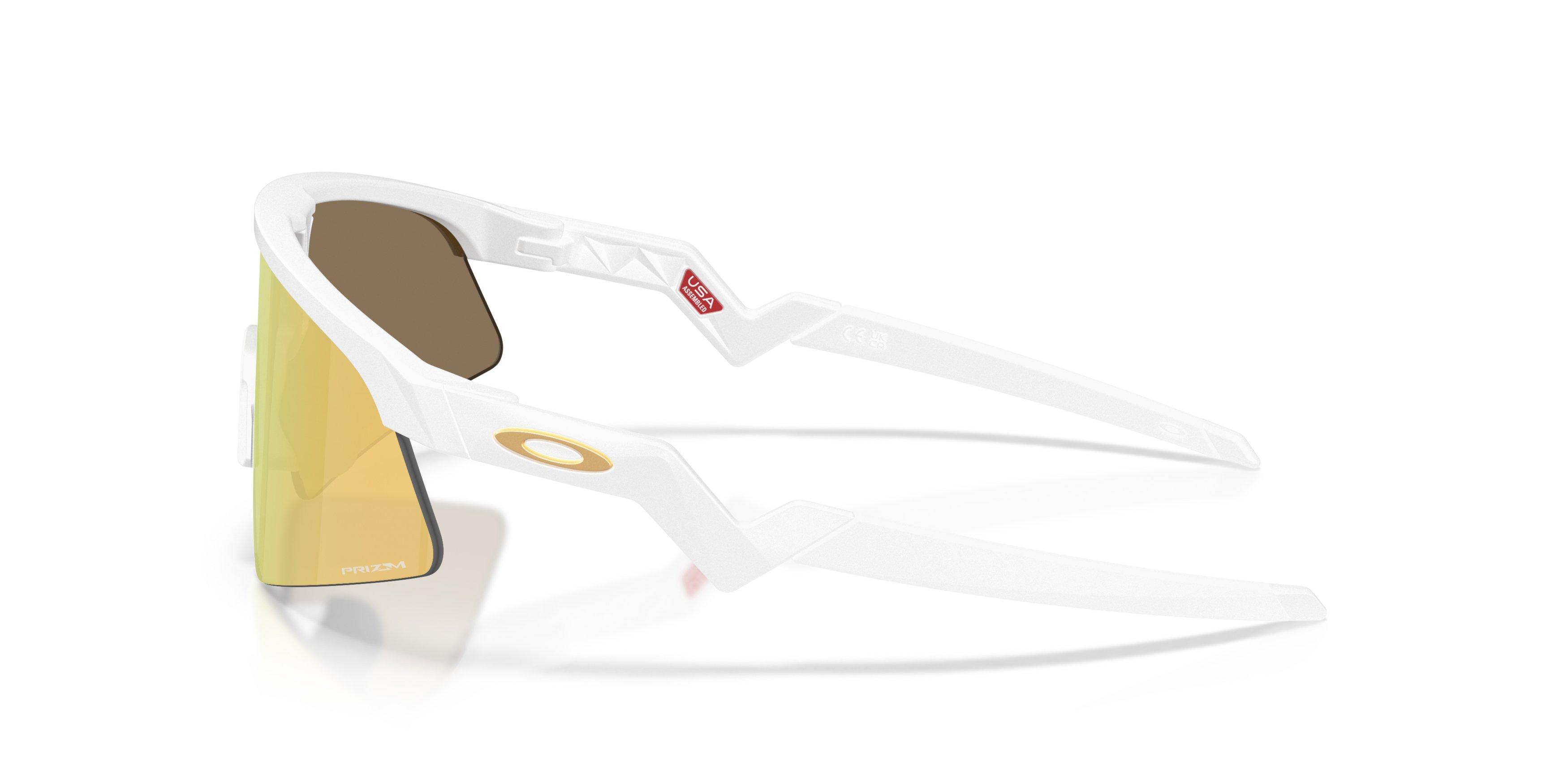 Oakley Resistor Sweep Youth Prizm 24K Sunglasses – Matte White