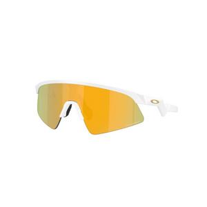 Oakley Youth Resistor Sweep Prizm 24K Sunglasses – Matte White