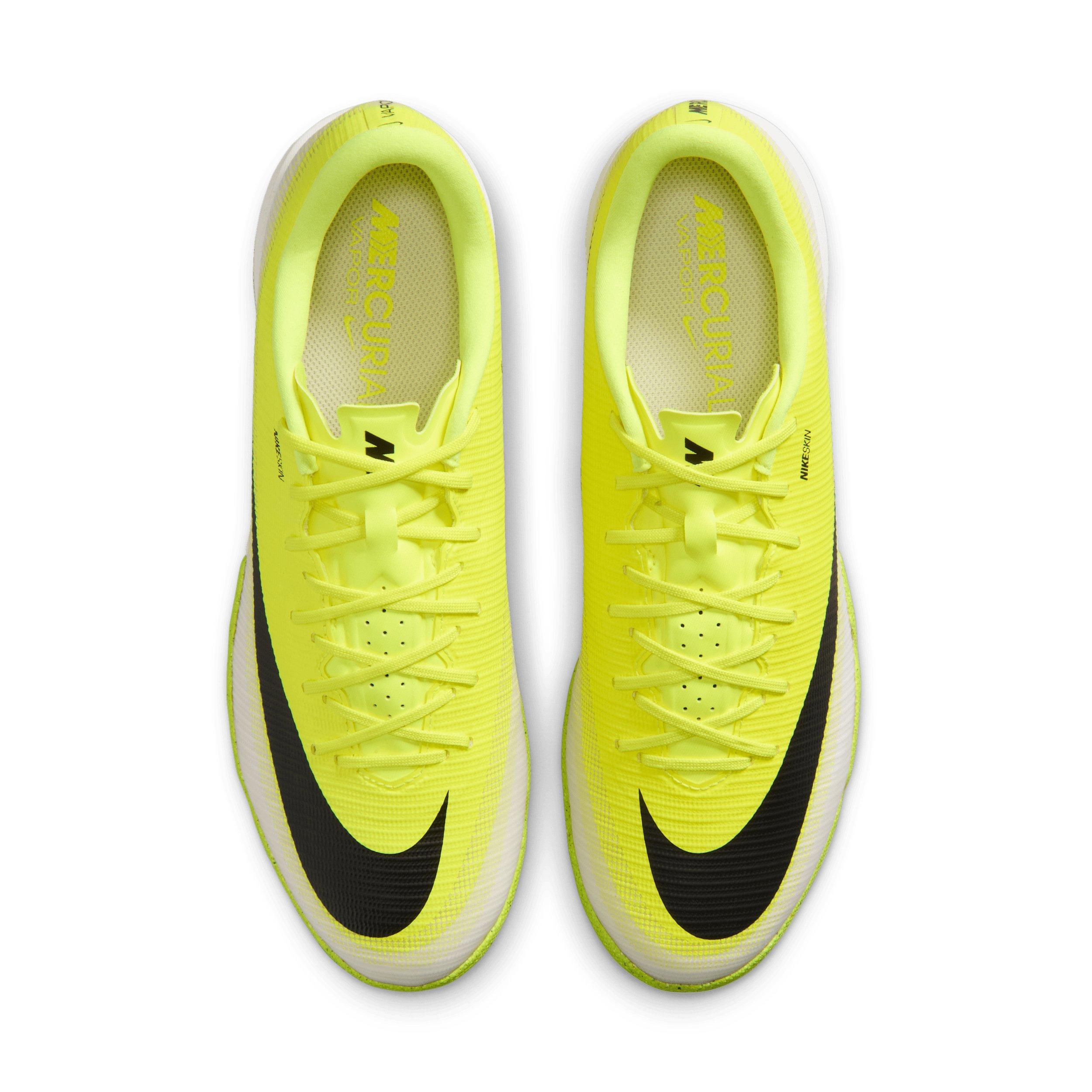 Nike Mercurial Vapor 17 Academy IC "Moon Particle/Lemon Venom/Black" Men's Soccer Shoe - MOON/LEMON/BLACK