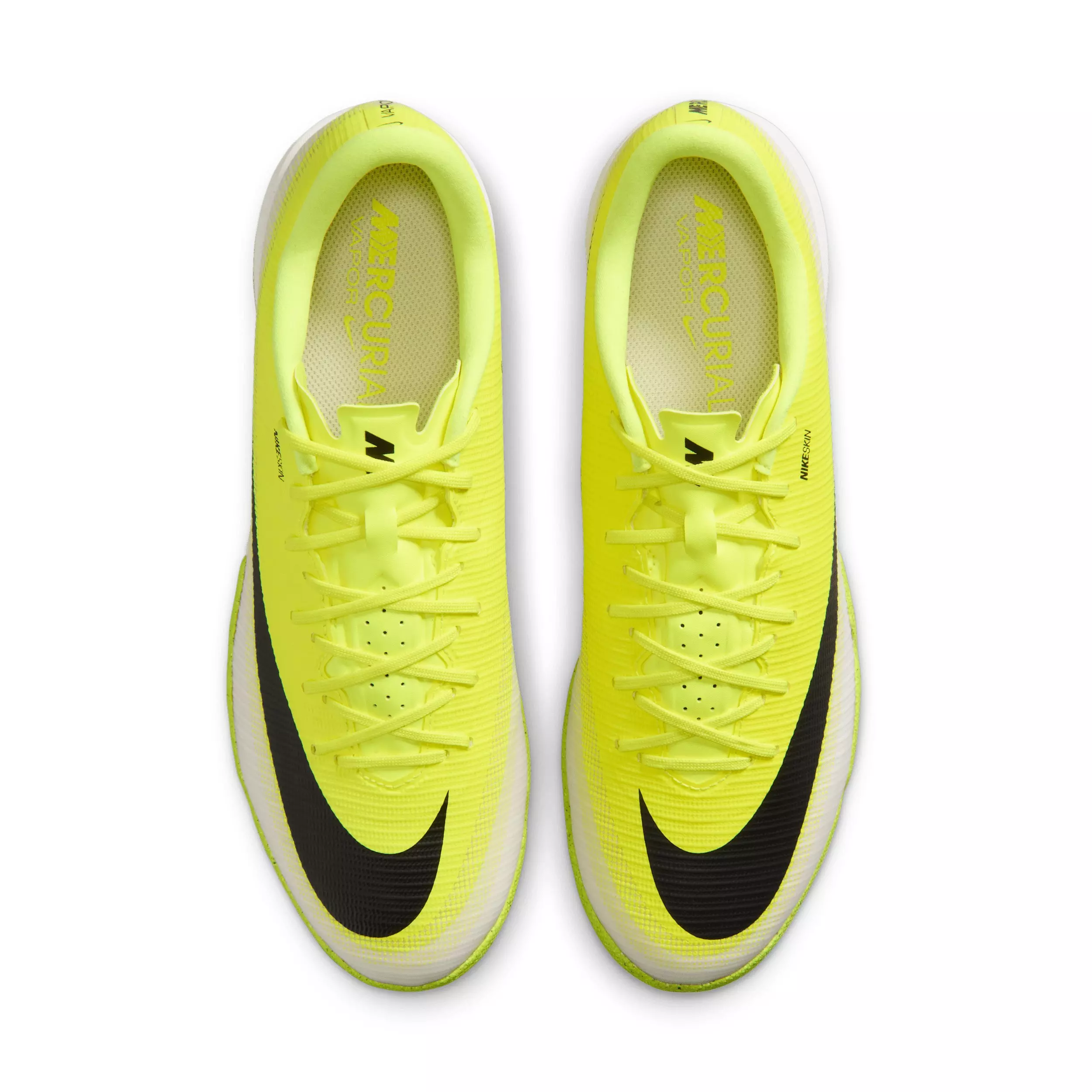 Nike Mercurial Vapor 17 Academy IC "Moon Particle/Lemon Venom/Black" Men's Soccer Shoe - MOON/LEMON/BLACK