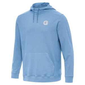Antigua Men's Georgetown Hoyas Cloud Pullover Hoodie-Light Blue