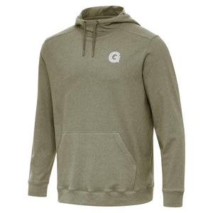 Antigua Men's Georgetown Hoyas Cloud Pullover Hoodie-Olive