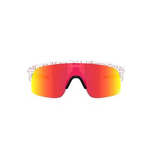 Oakley Youth Kansas City Chiefs Resistor Prizm Ruby Sunglasses &ndash; White