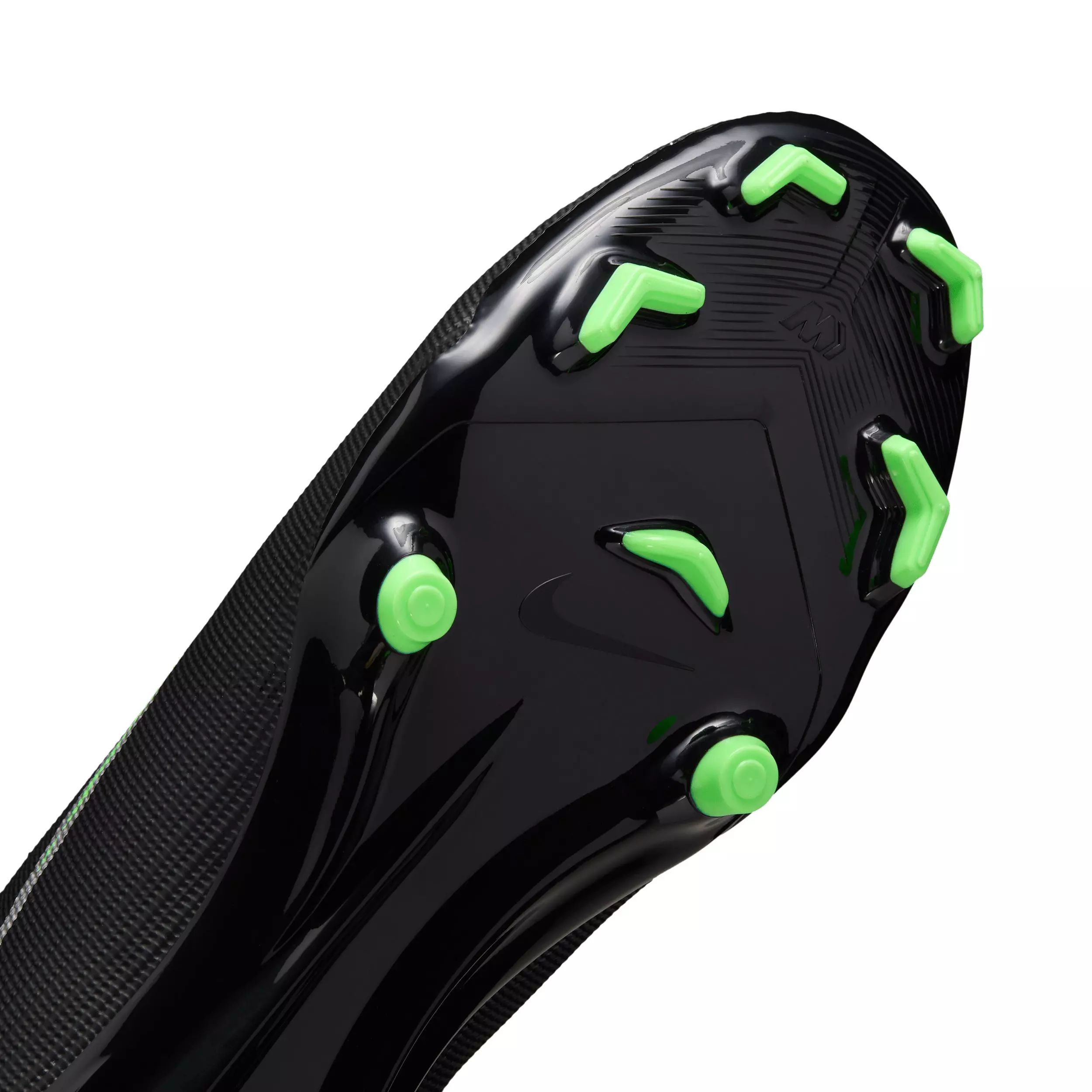 Nike Mercurial Superfly 11 Academy MG "Black/Black/Illusion Green" Men's Soccer Cleat - BLACK/BLACK/GREEN
