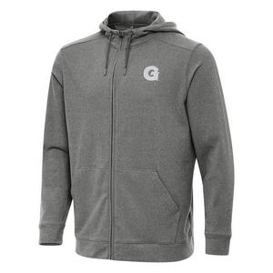 Antigua Men's Georgetown Hoyas Cloud Pullover Hoodie-Dark Grey