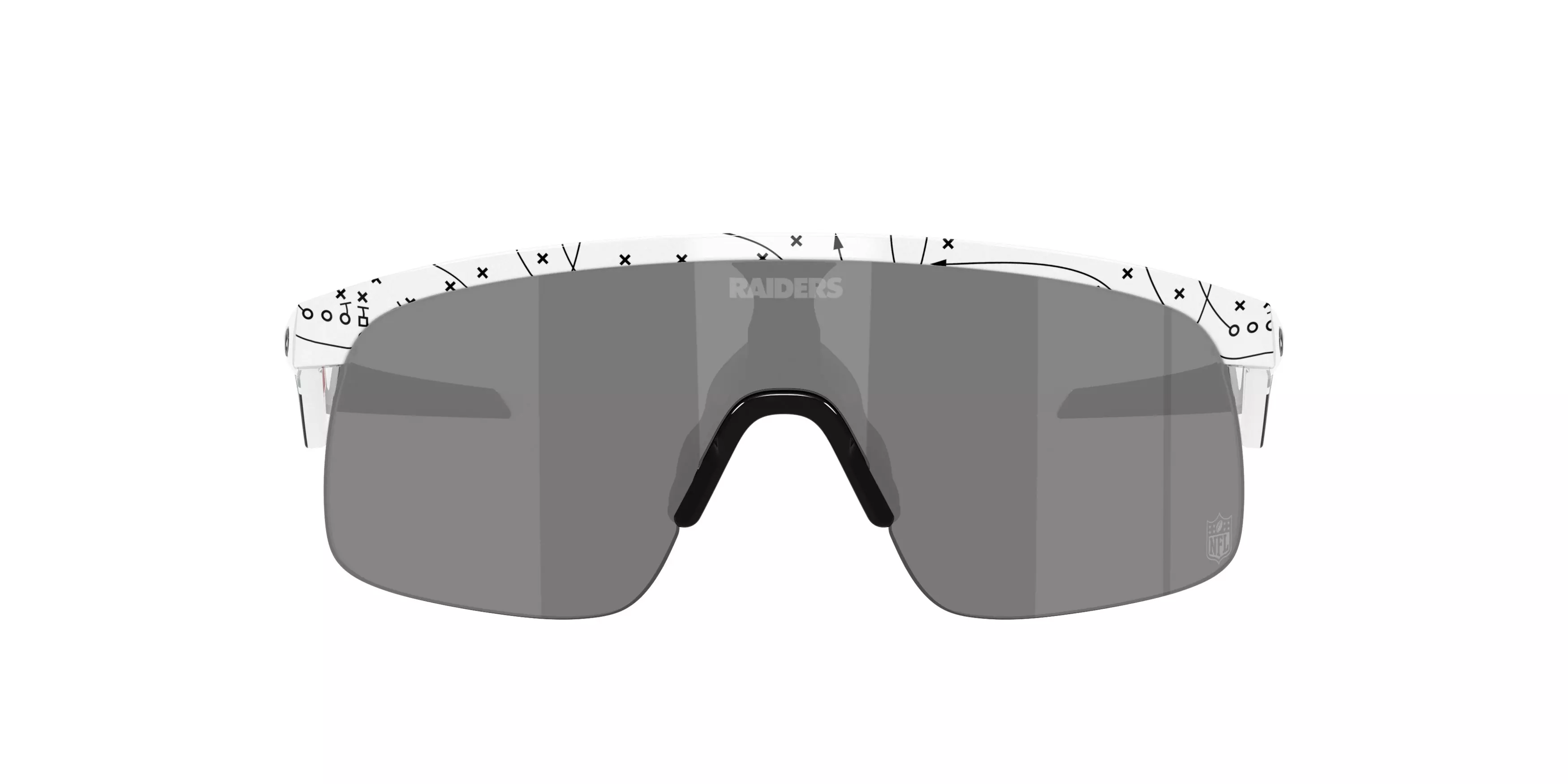 Oakley Youth Las Vegas Raiders Resistor Prizm Black Sunglasses – White - WHITE/BLACK