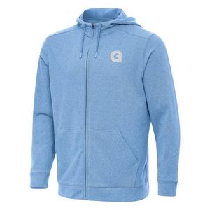 Antigua Men's Georgetown Hoyas Cloud Pullover Hoodie-Light Blue