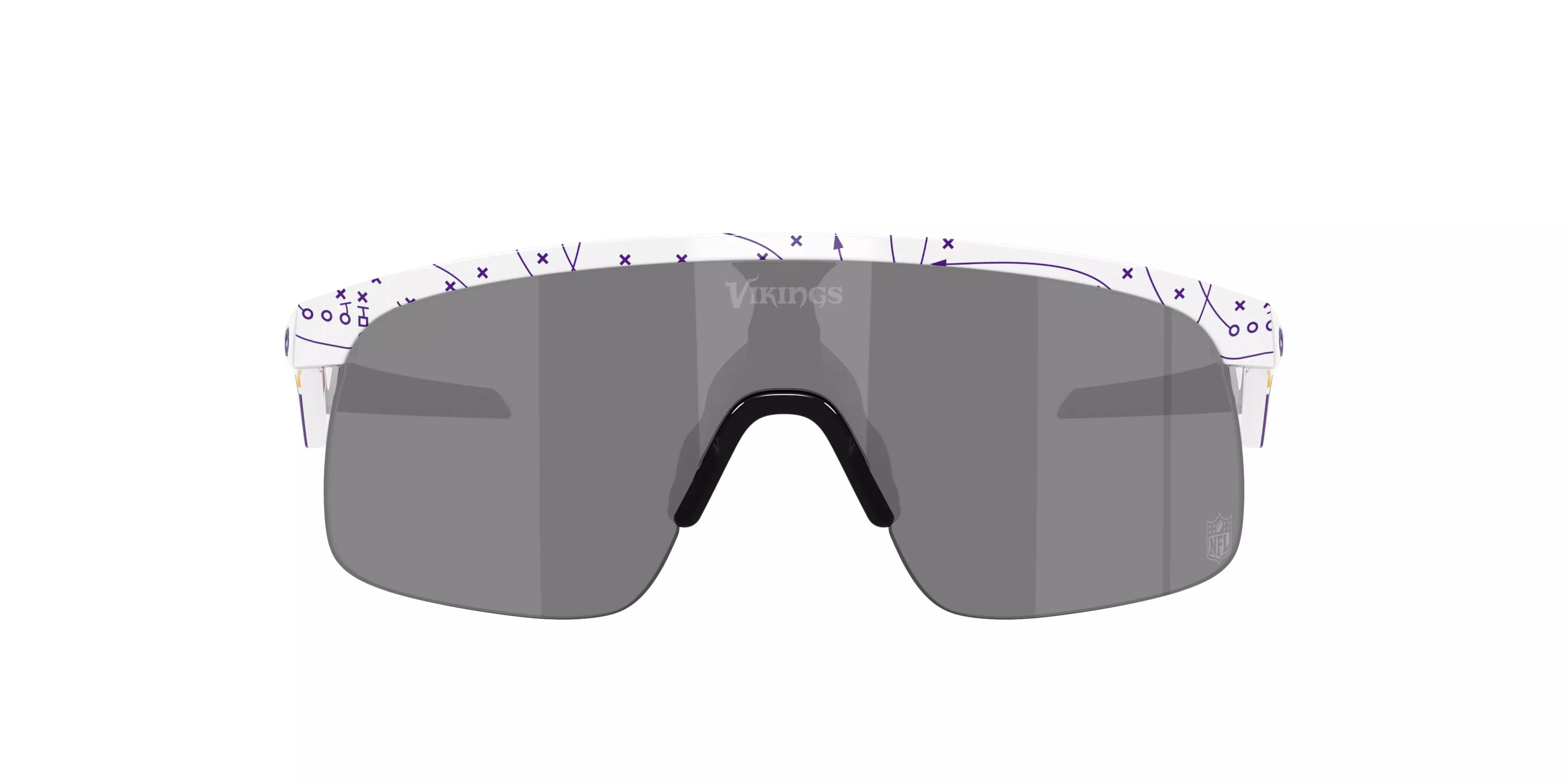Oakley Youth Minnesota Vikings Resistor Prizm Black Sunglasses &ndash; 25 Play White - WHITE/BLACK