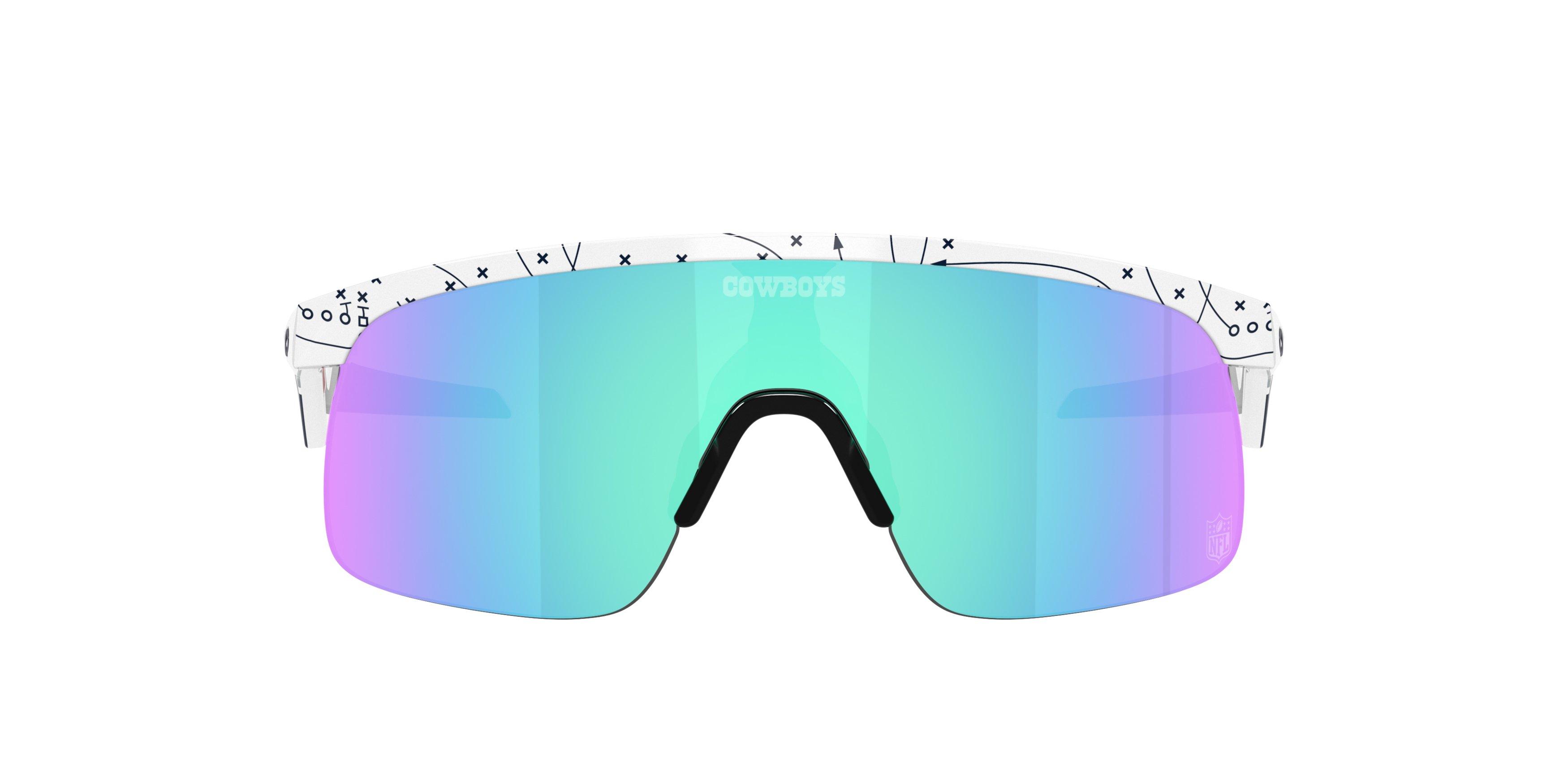 Oakley Dallas Cowboys Resistor Youth Prizm Sapphire Sunglasses – White