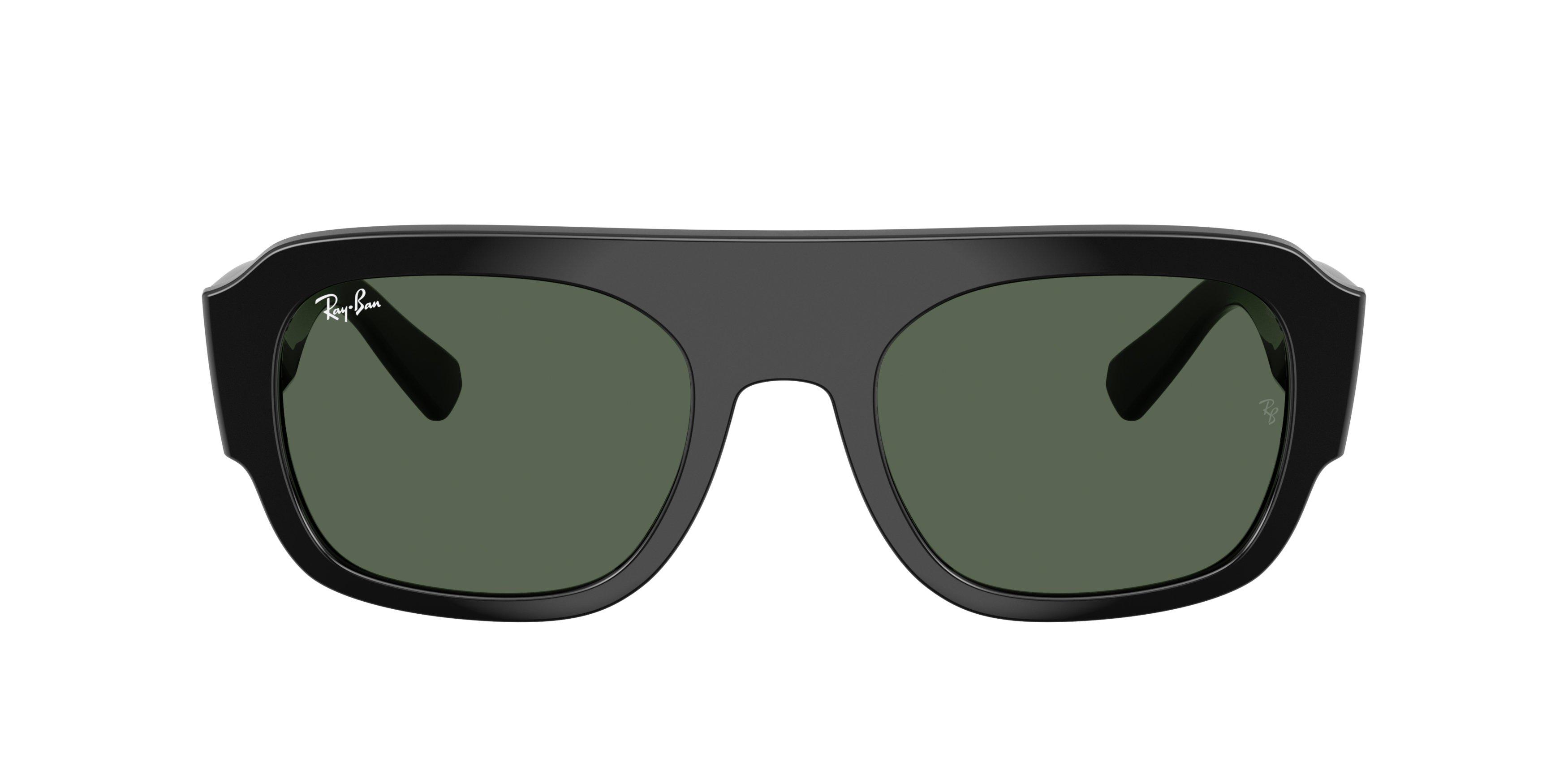 Ray-Ban RB2218 Dark Green Sunglasses &ndash; Black - BLACK/GREEN Thumbnail View 2