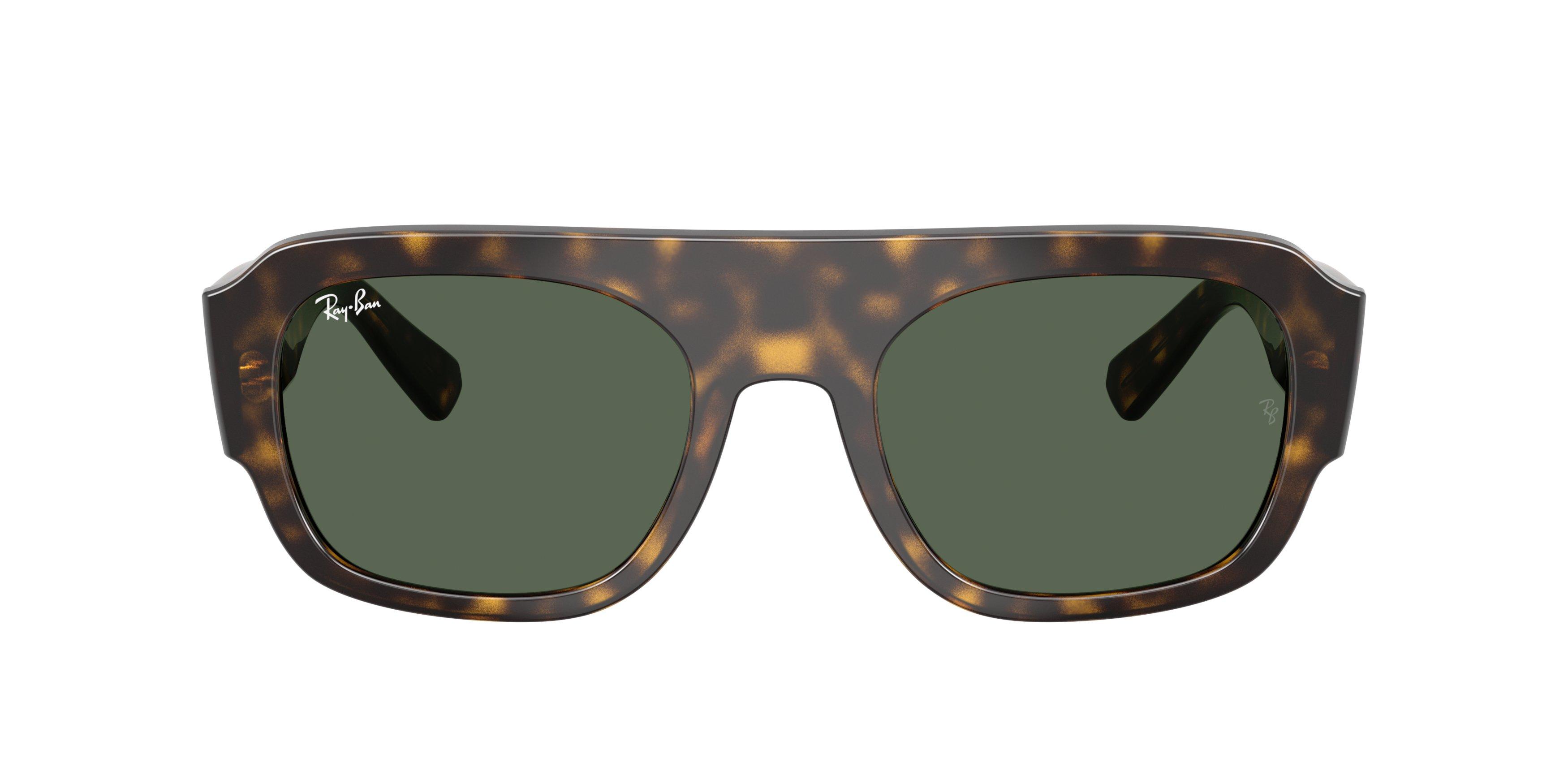 Ray-Ban RB2218 Green Sunglasses &ndash; Tortoise - BROWN/GREEN Thumbnail View 2