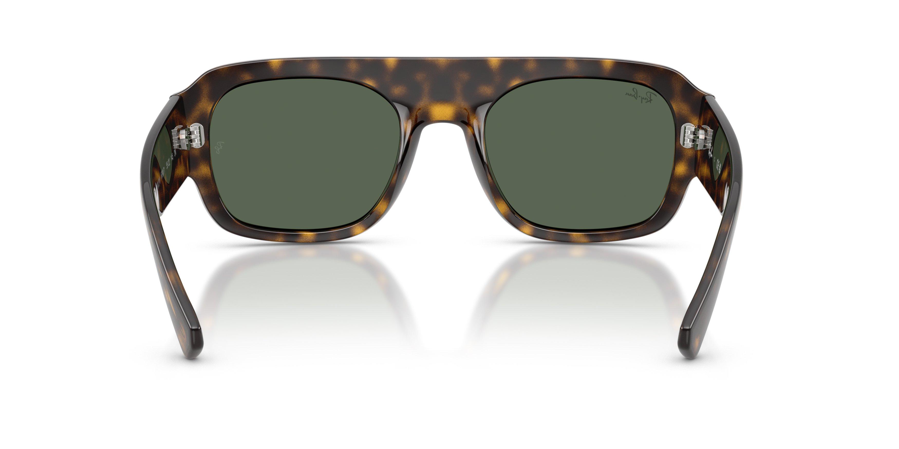 Ray-Ban RB2218 Green Sunglasses &ndash; Tortoise - BROWN/GREEN Thumbnail View 3