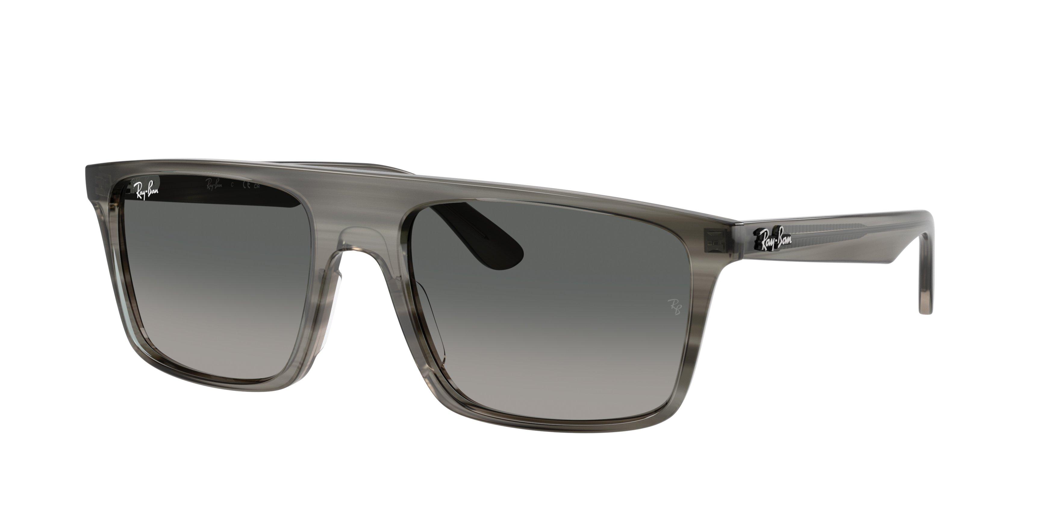 Ray-Ban RB2222 Grey Gradient Sunglasses &ndash; Striped Grey - GREY Thumbnail View 1