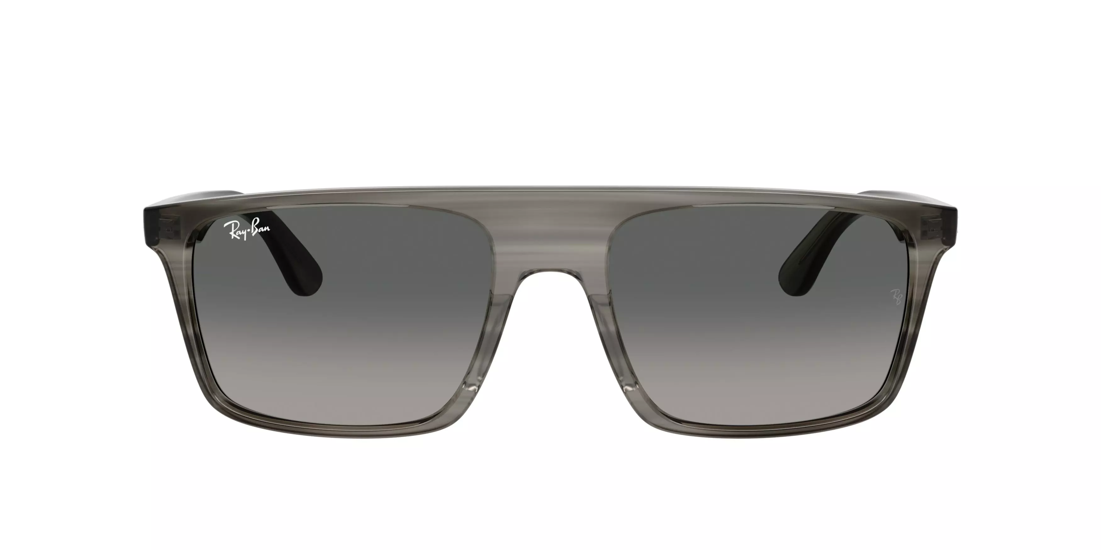 Ray-Ban RB2222 Grey Gradient Sunglasses – Striped Grey - GREY