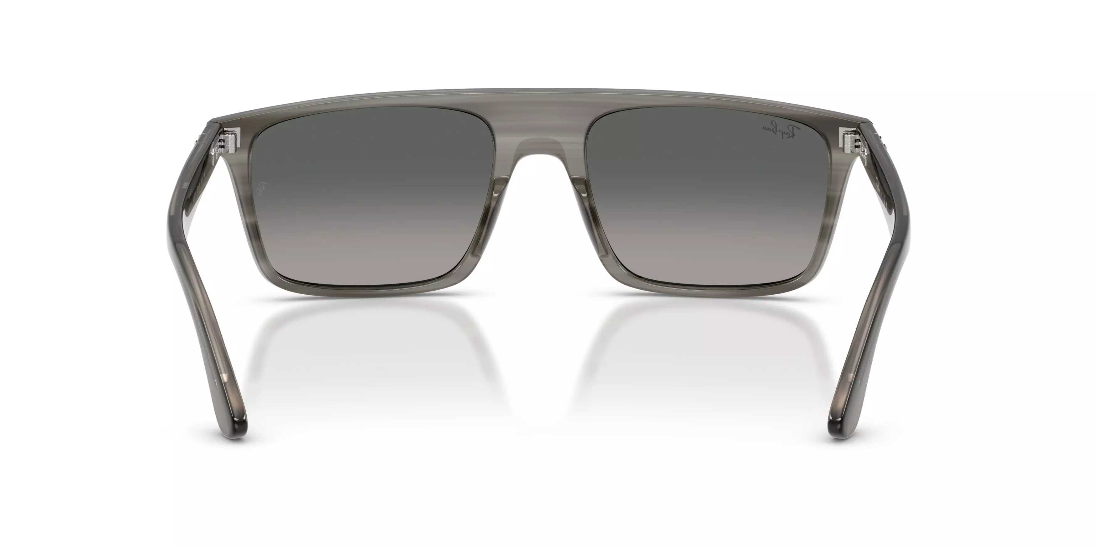 Ray-Ban RB2222 Grey Gradient Sunglasses – Striped Grey - GREY