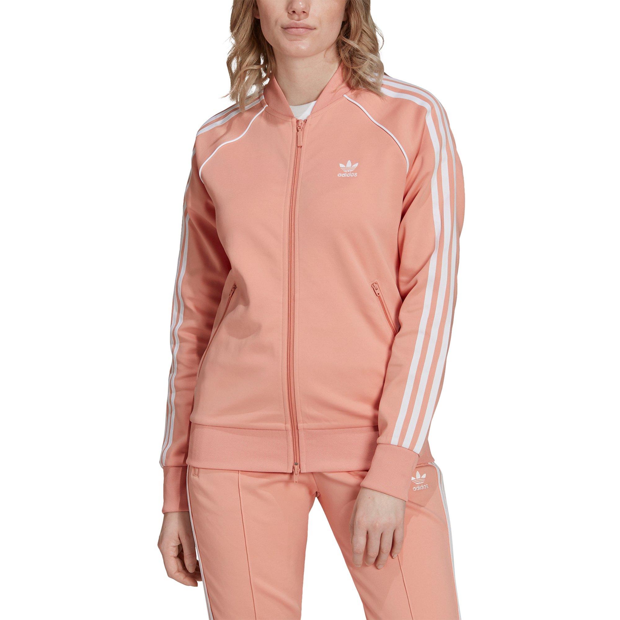 Adidas sst track jacket dust pink sale