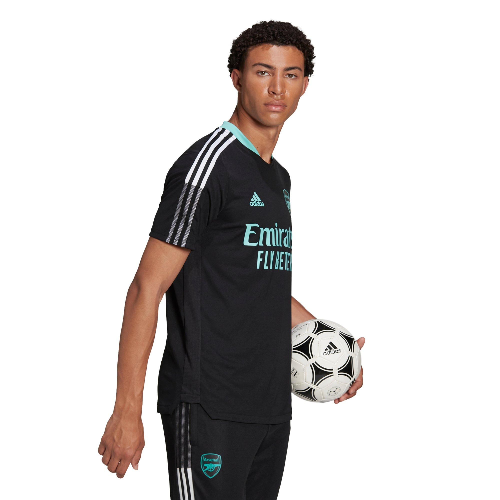 adidas Men's Arsenal Black Tiro Training Jersey - Hibbett