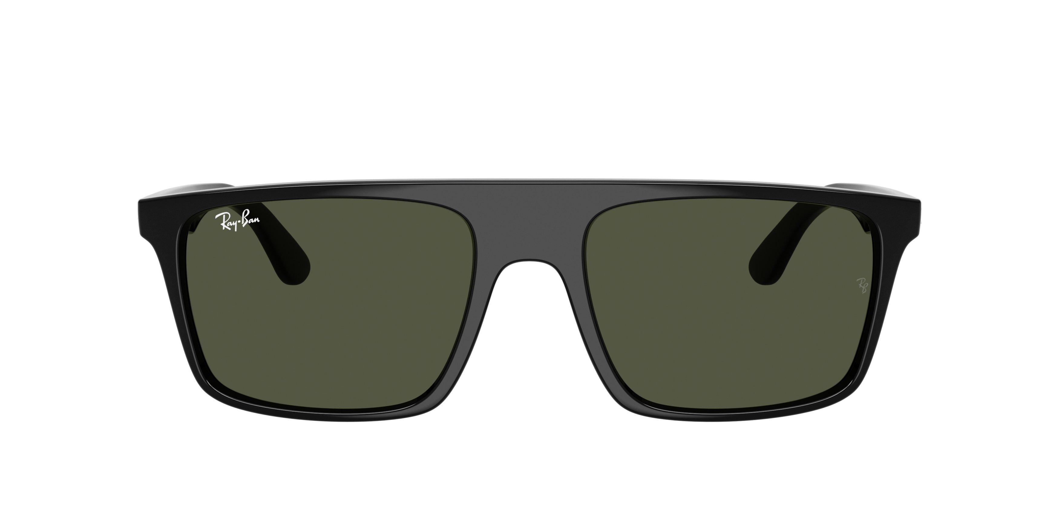 Ray-Ban RB2222 Green Sunglasses &ndash; Black - BLACK/GREEN Thumbnail View 2