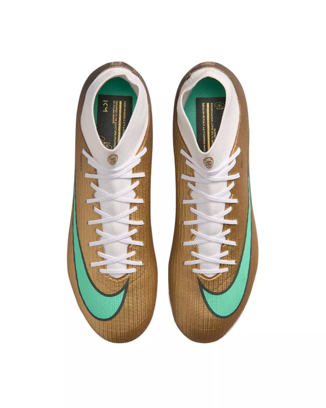 Nike Mercurial Superfly 11 Academy AG "Metallic Gold/Green Glow" Men's Soccer Cleat - GOLD/GREEN