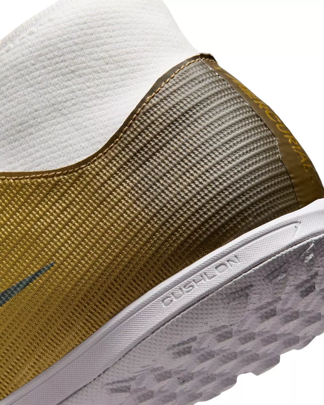 Nike Mercurial Superfly 11 Academy Turf "Metallic Gold/Green Glow" Men's Soccer Shoe - GOLD/GREEN