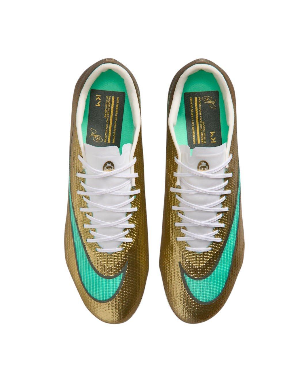 Nike Mercurial Superfly 11 Pro AG "Metallic Gold/Green Glow" Men's Soccer Cleat - GOLD/GREEN