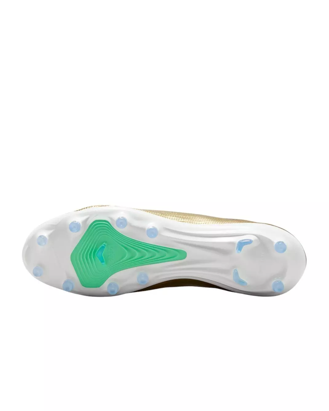 Nike Mercurial Superfly 11 Pro AG "Metallic Gold/Green Glow" Men's Soccer Cleat - GOLD/GREEN