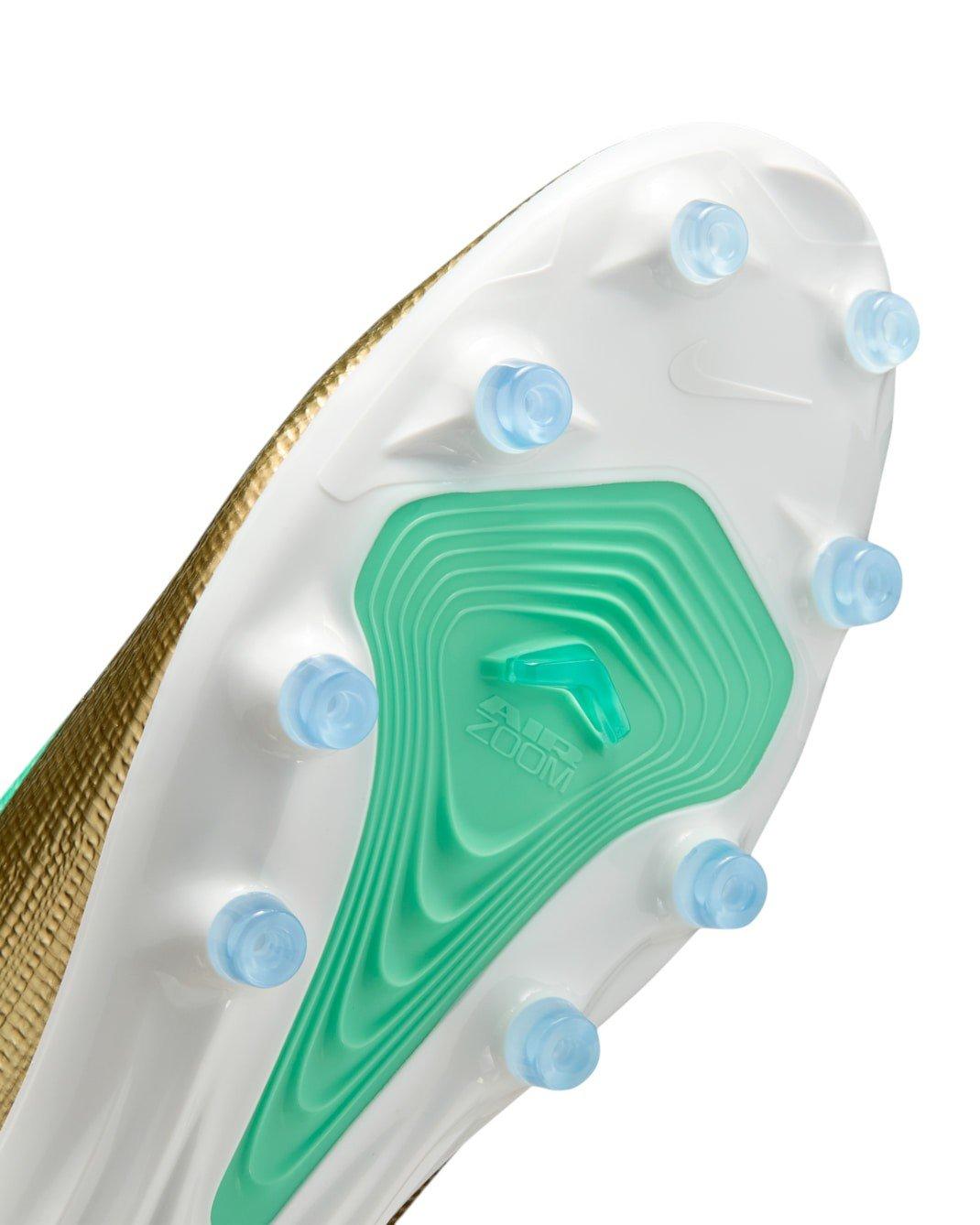 Nike Mercurial Superfly 11 Pro AG "Metallic Gold/Green Glow" Men's Soccer Cleat - GOLD/GREEN