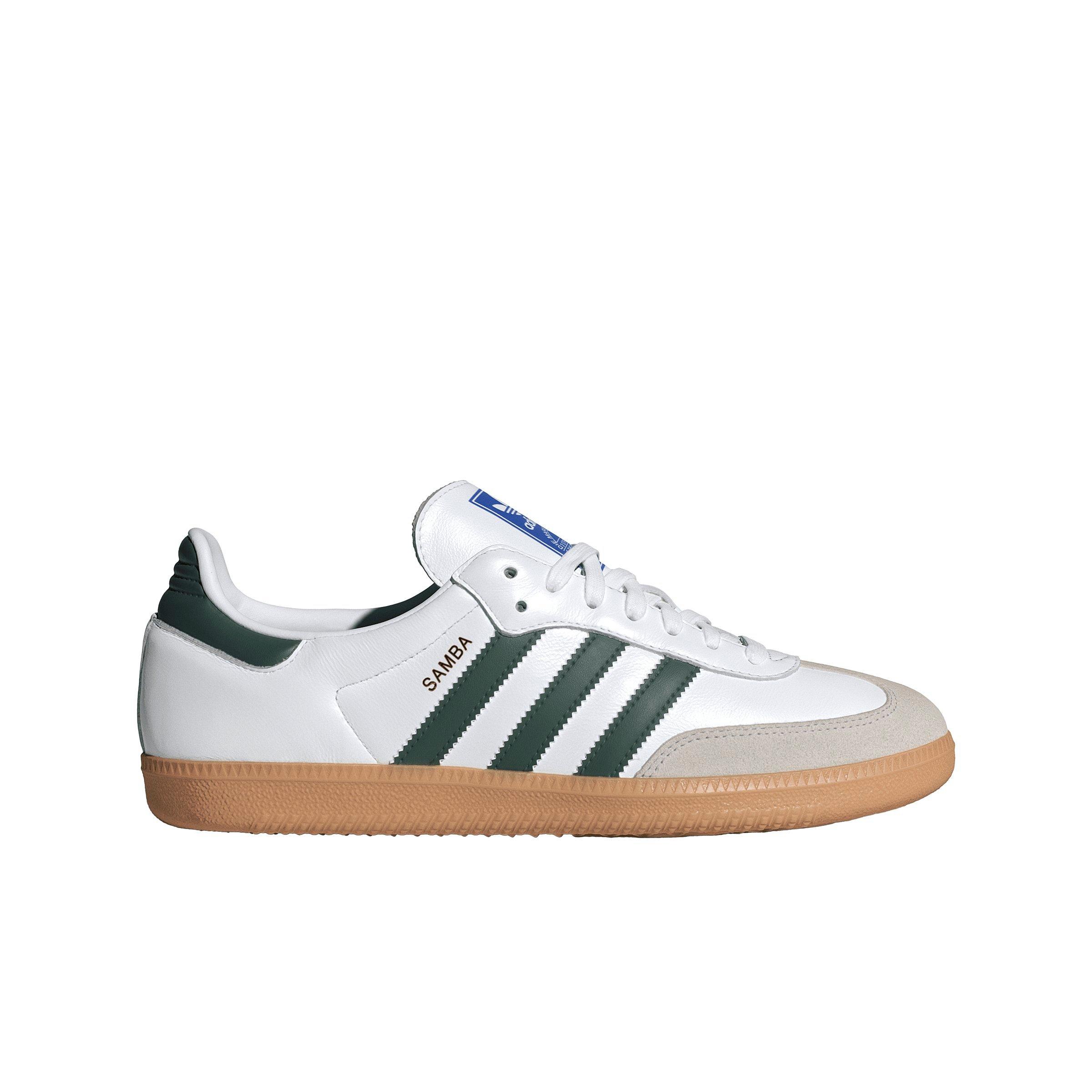 adidas Originals Samba OG "Ftwr White/Collegiate Green/Gum 3" Men's Shoe - WHITE/GREEN/GUM Thumbnail View 1
