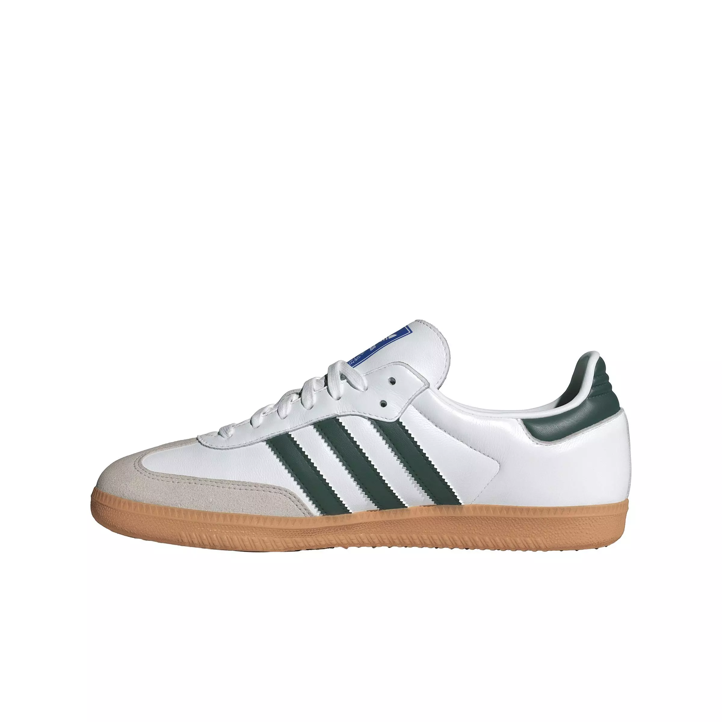adidas Originals Samba OG "Ftwr White/Collegiate Green/Gum 3" Men's Shoe - WHITE/GREEN/GUM