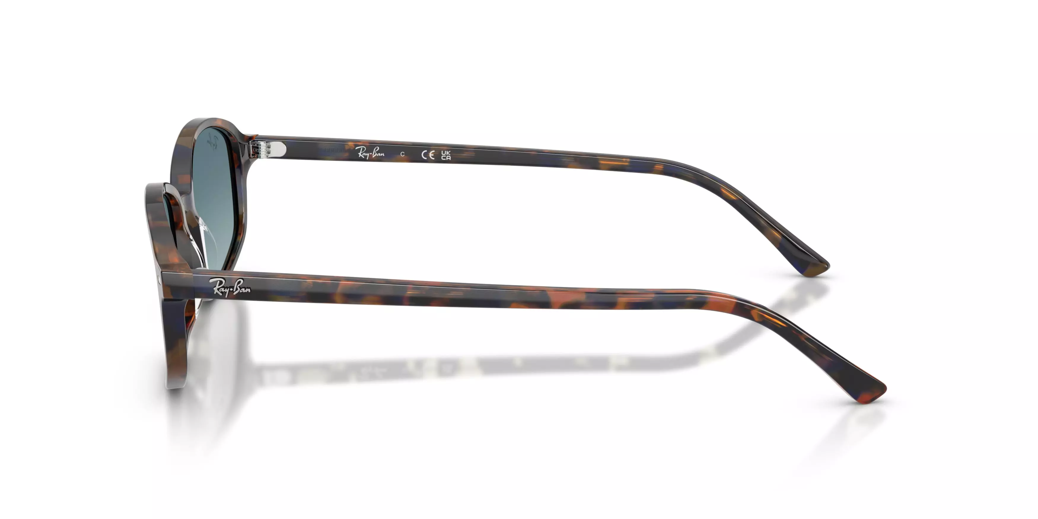 Ray-Ban RB2232 Blue Gradient Grey Sunglasses – Yellow/Blue Havana - YELLOW/BLUE