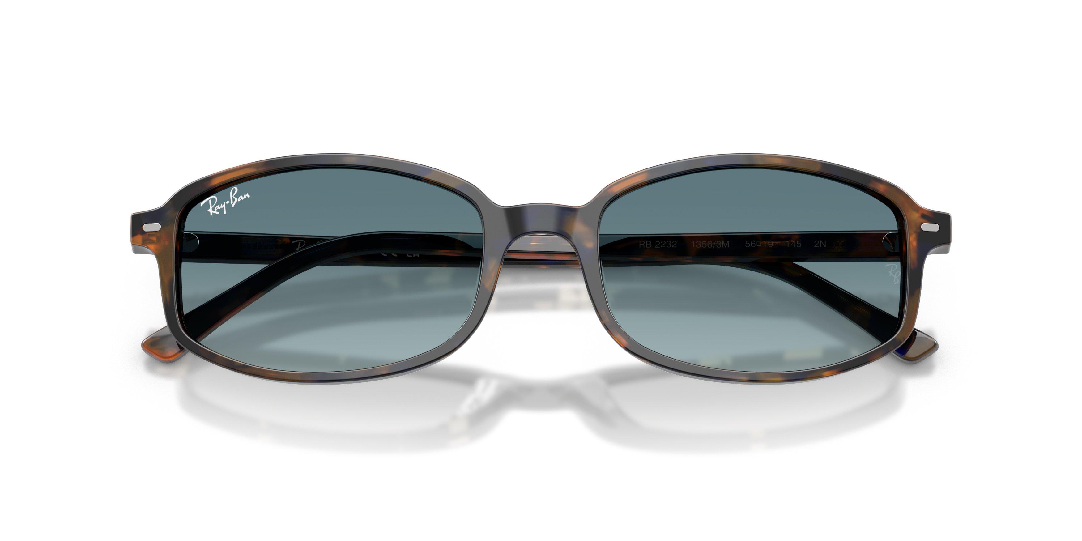 Ray-Ban RB2232 Blue Gradient Grey Sunglasses &ndash; Yellow/Blue Havana - YELLOW/BLUE Thumbnail View 6