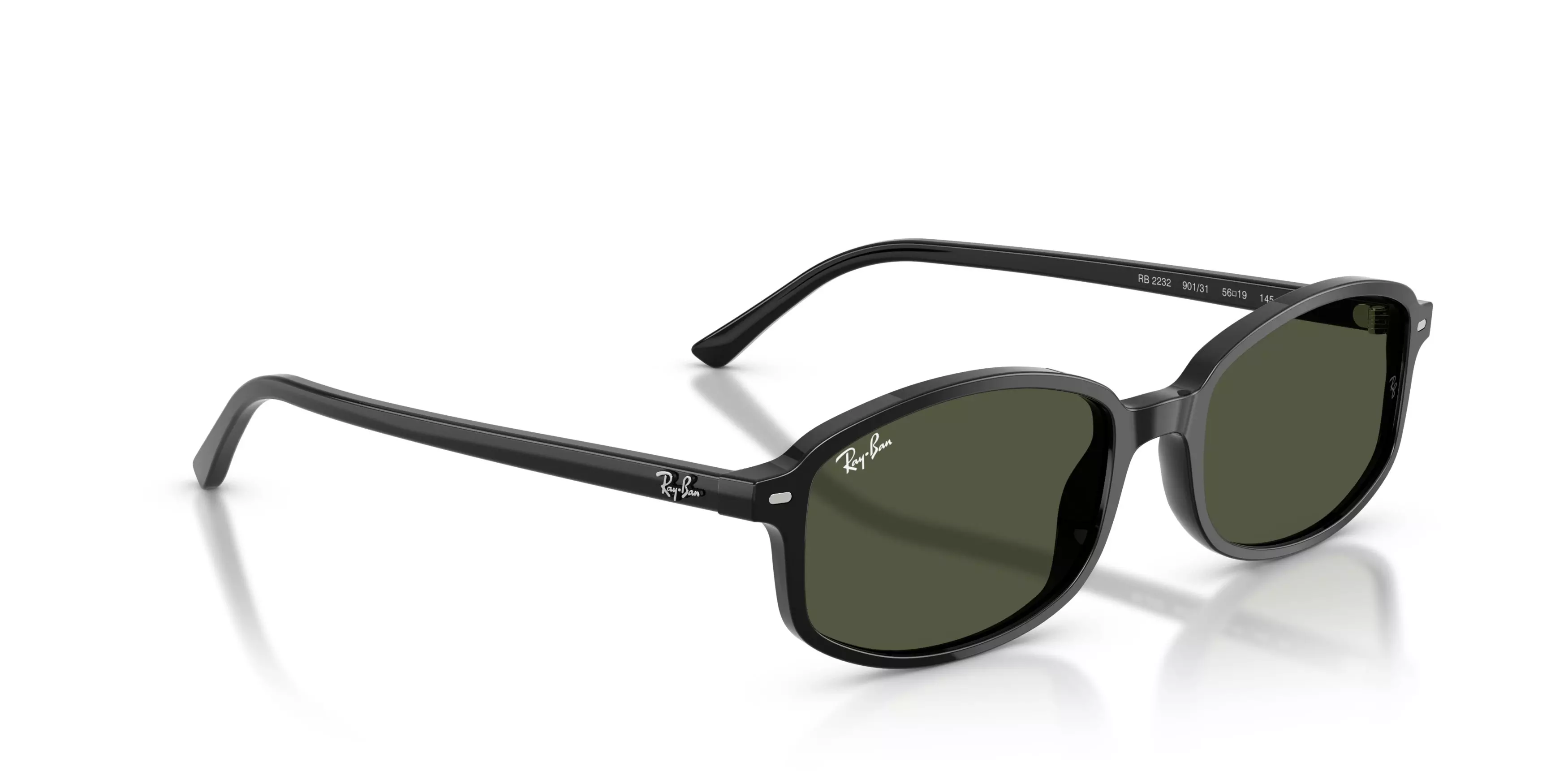 Ray-Ban RB2232 Green Sunglasses – Black - BLACK/GREEN