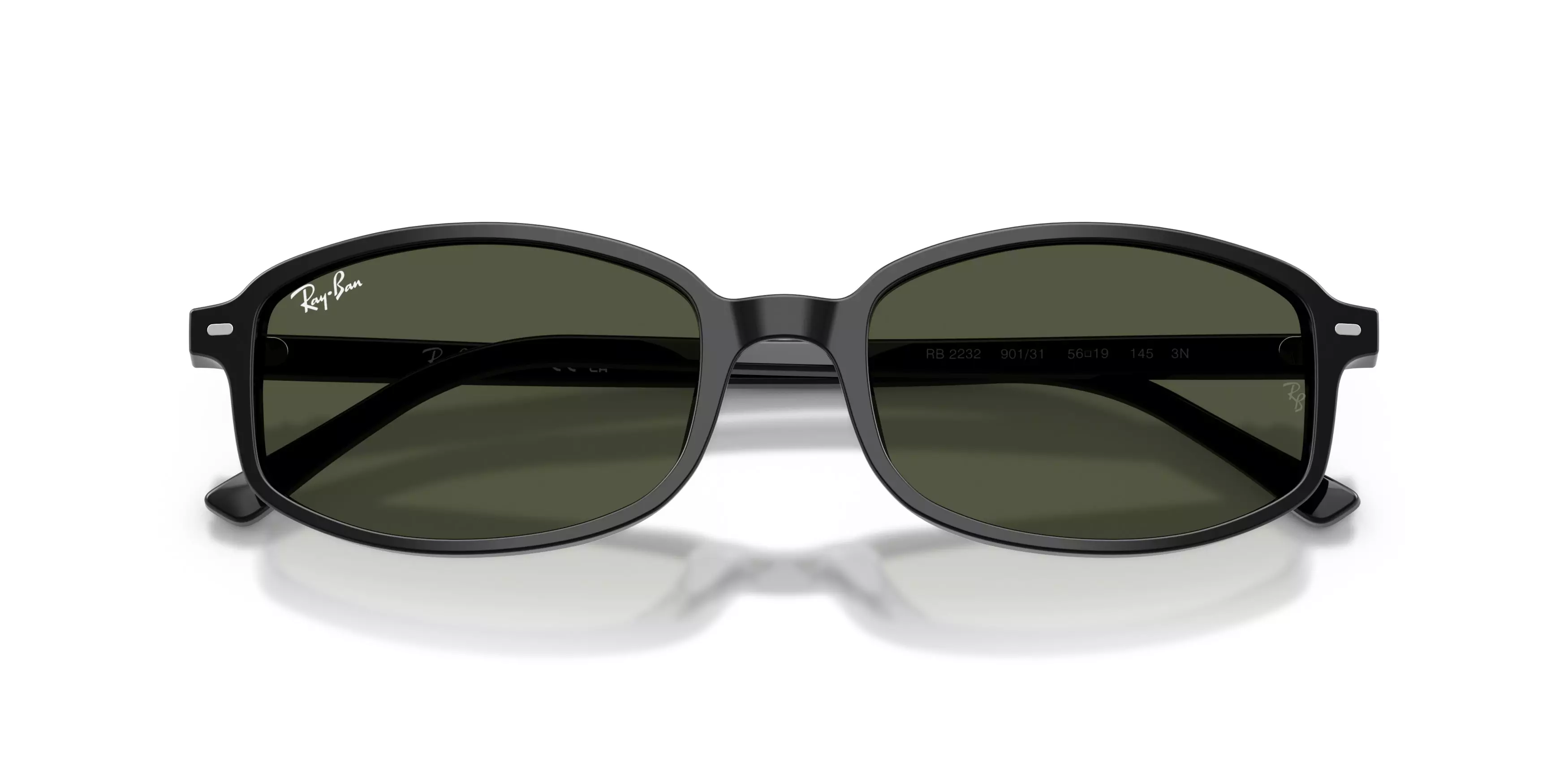 Ray-Ban RB2232 Green Sunglasses – Black - BLACK/GREEN