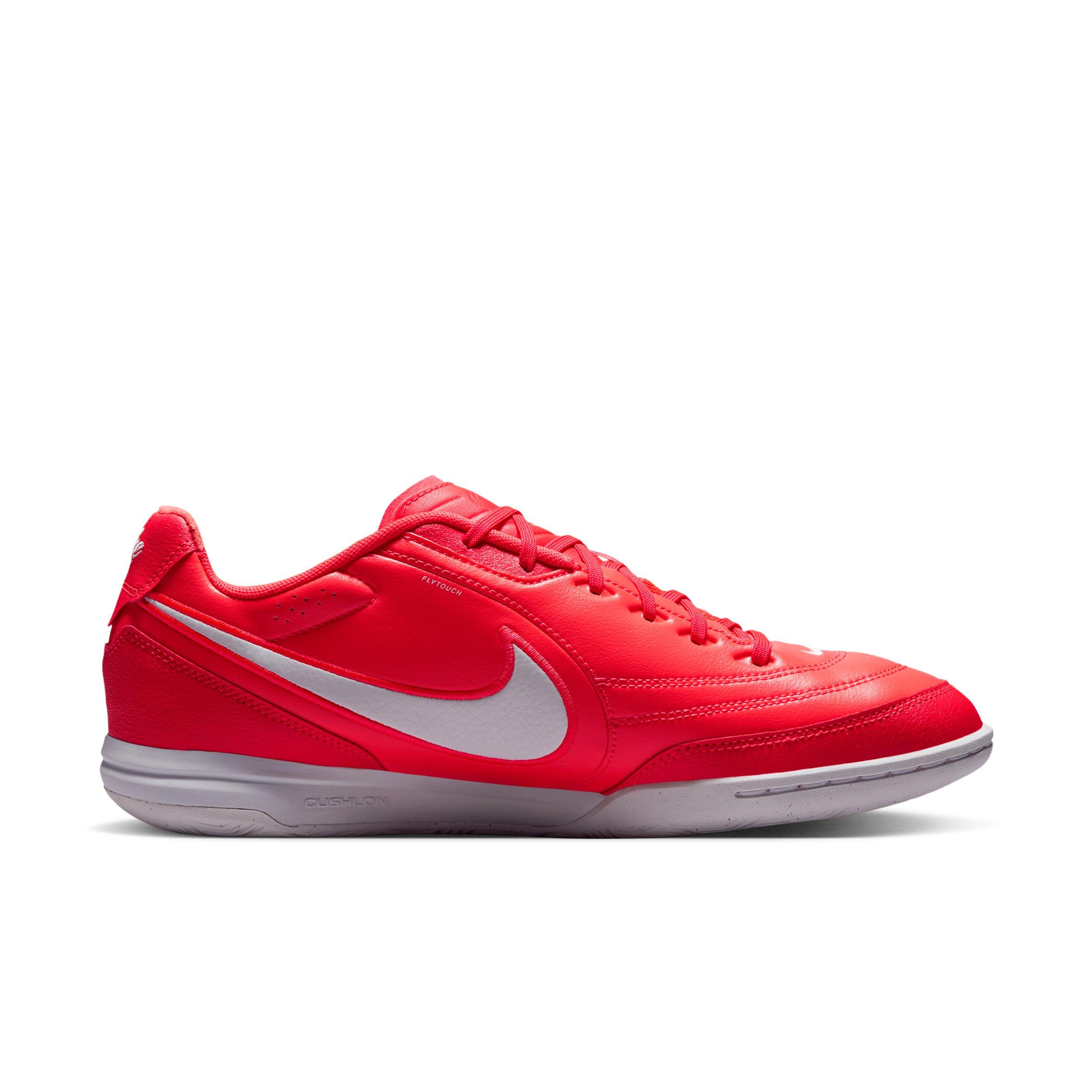 Nike Tiempo Streetgato IC "Bright Crimson/White/White" Men's Soccer Shoe - CRIMSON/WHITE/WHITE